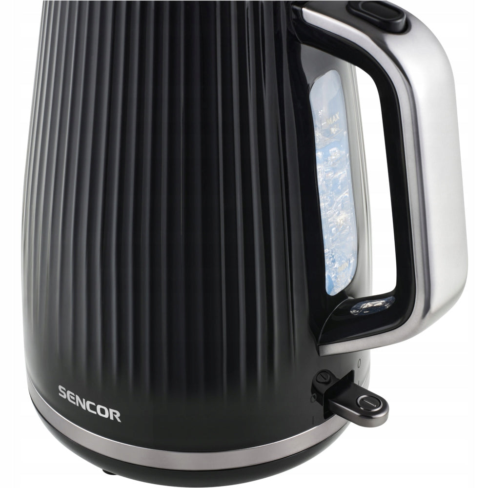 Electric Kettle 1,7L Wireless Sencor 7519BK 2200W Indicator black Model SWK 7519BK