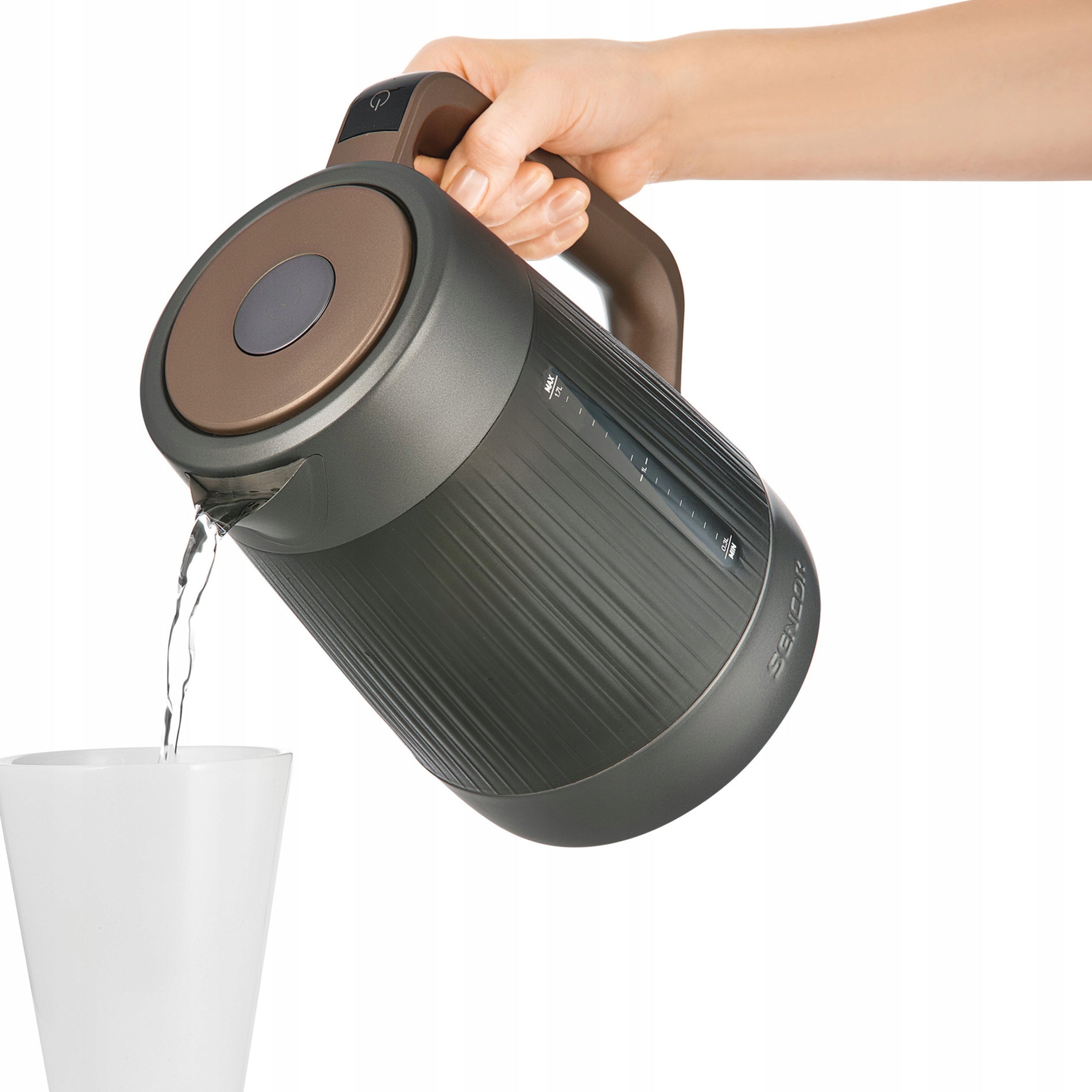 Electric Kettle Double Wall Settings 35-100 DEGREE 1,7Liter SWK 0931BK Dominant color black