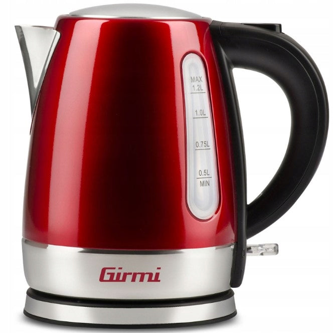 Electric Kettle Girmi BL32 1,2L 1630W Metal Red INOX BL3202