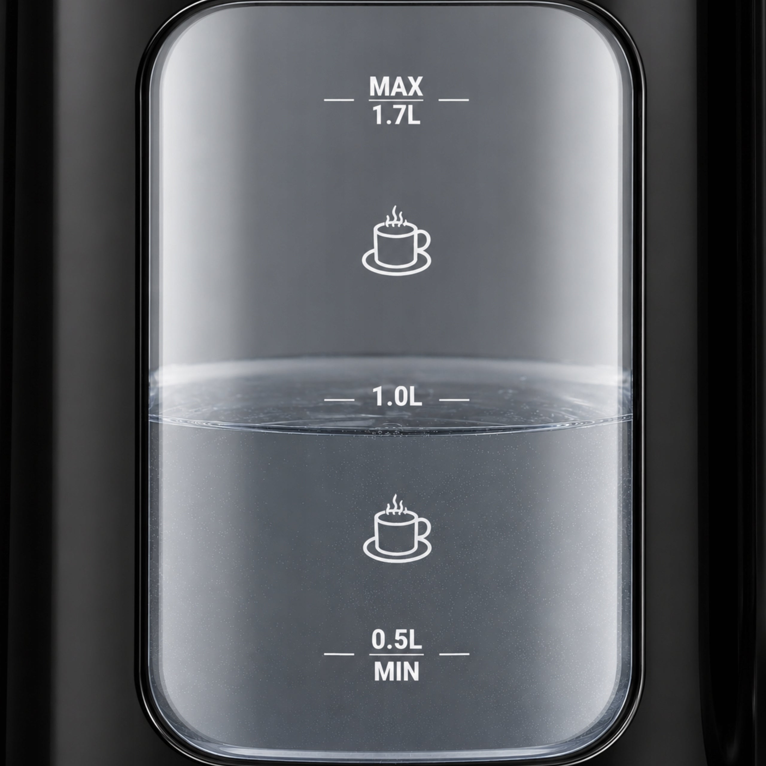 Electric Kettle Glass Illuminated LED 1,7L 2200W 1-5 People 360° Manufacturer code TS2704