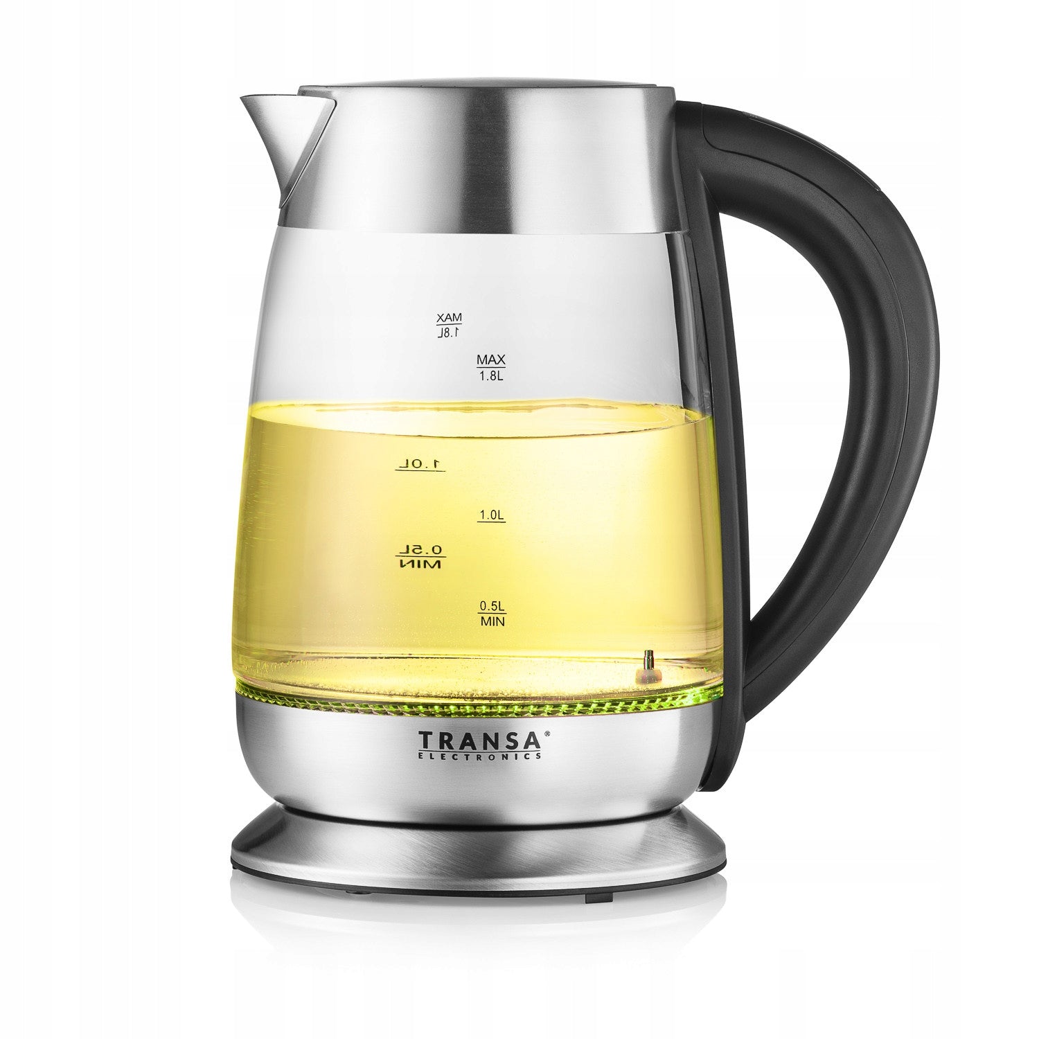 Electric Kettle Glass TEMPERATURE CONTROL LCD TOUCH PANEL 1,8 L Dominant color clear