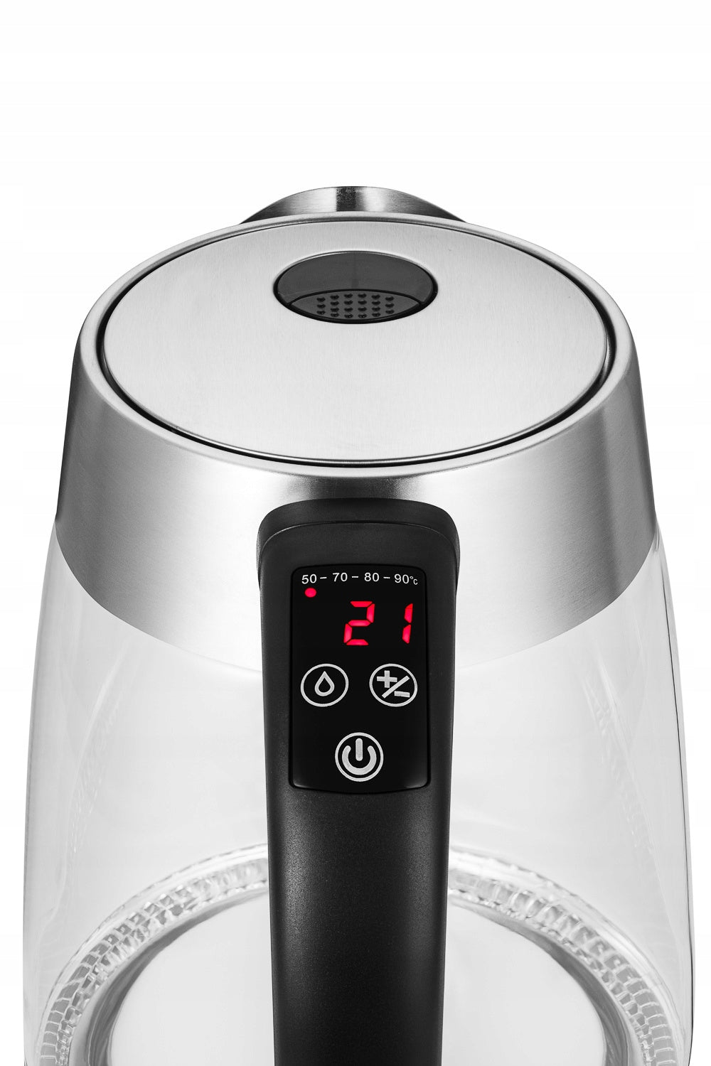 Electric Kettle Glass TEMPERATURE CONTROL LCD TOUCH PANEL 1,8 L Model BoiLed Glass