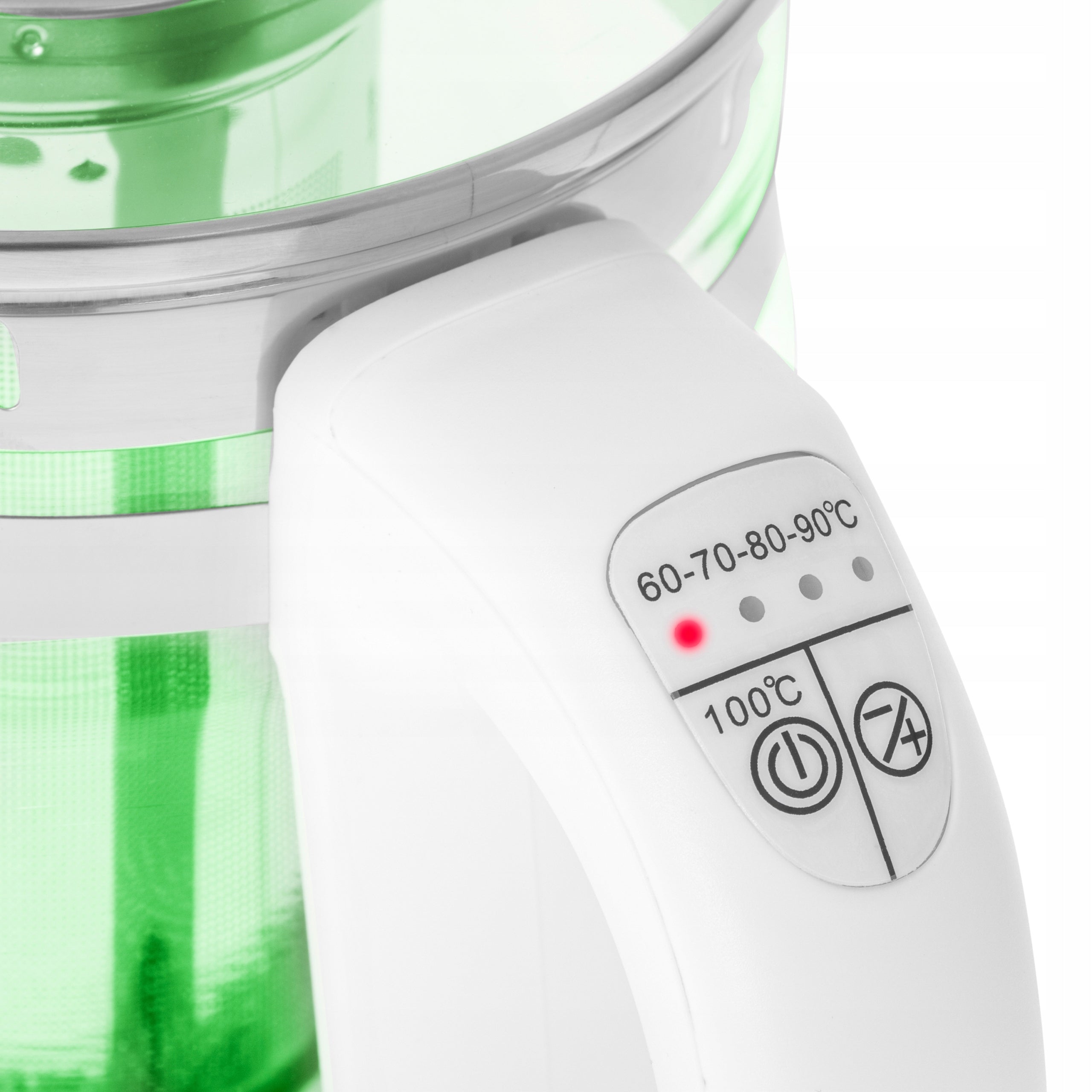 Electric Kettle Glass Temperature Control LED Infuser 1,5 L 2200W Model AD 1299