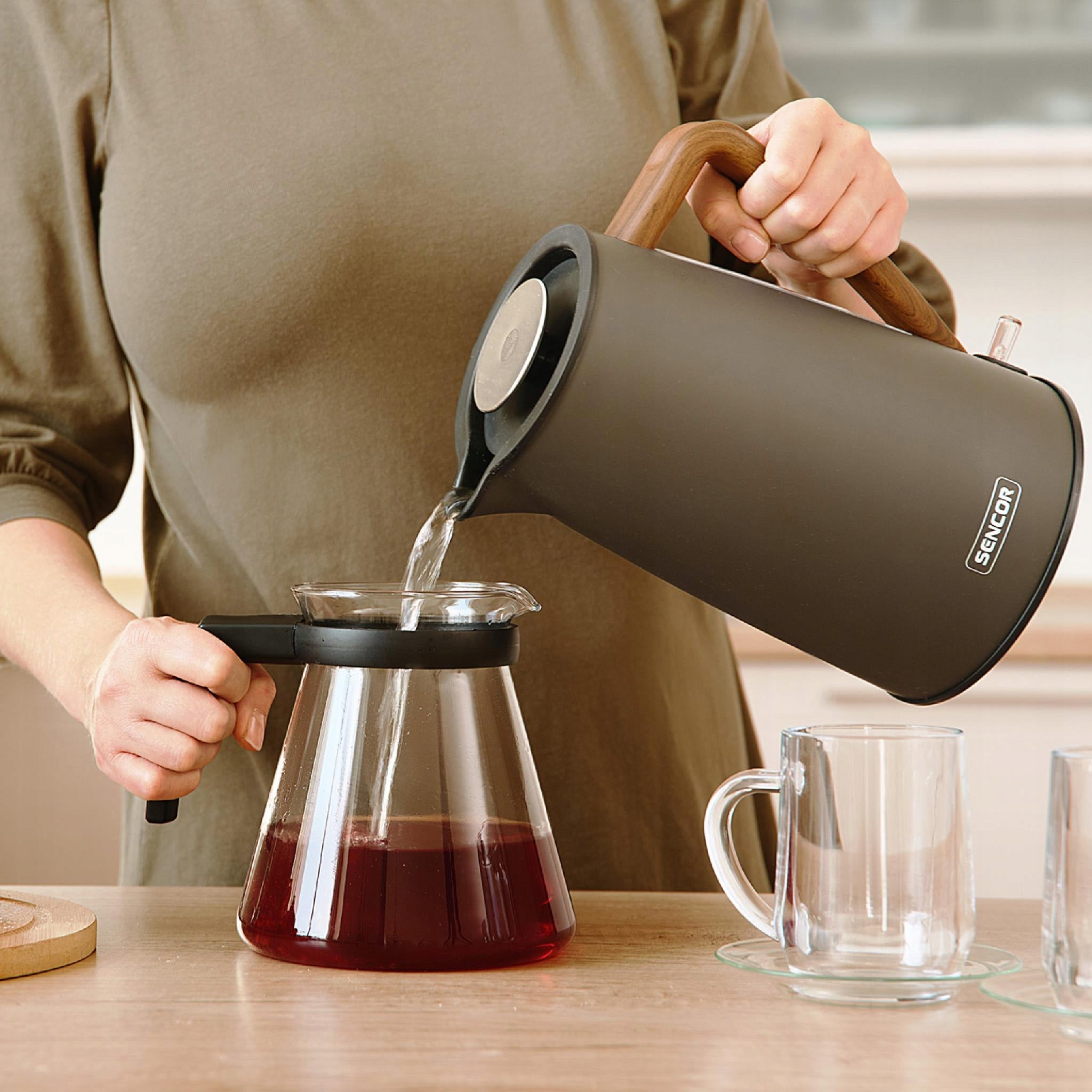 Electric Kettle STAINLESS STEEL STRIX360 1,7 Liter POWER 2250W NEW DESIGN Capacity 1.7 l