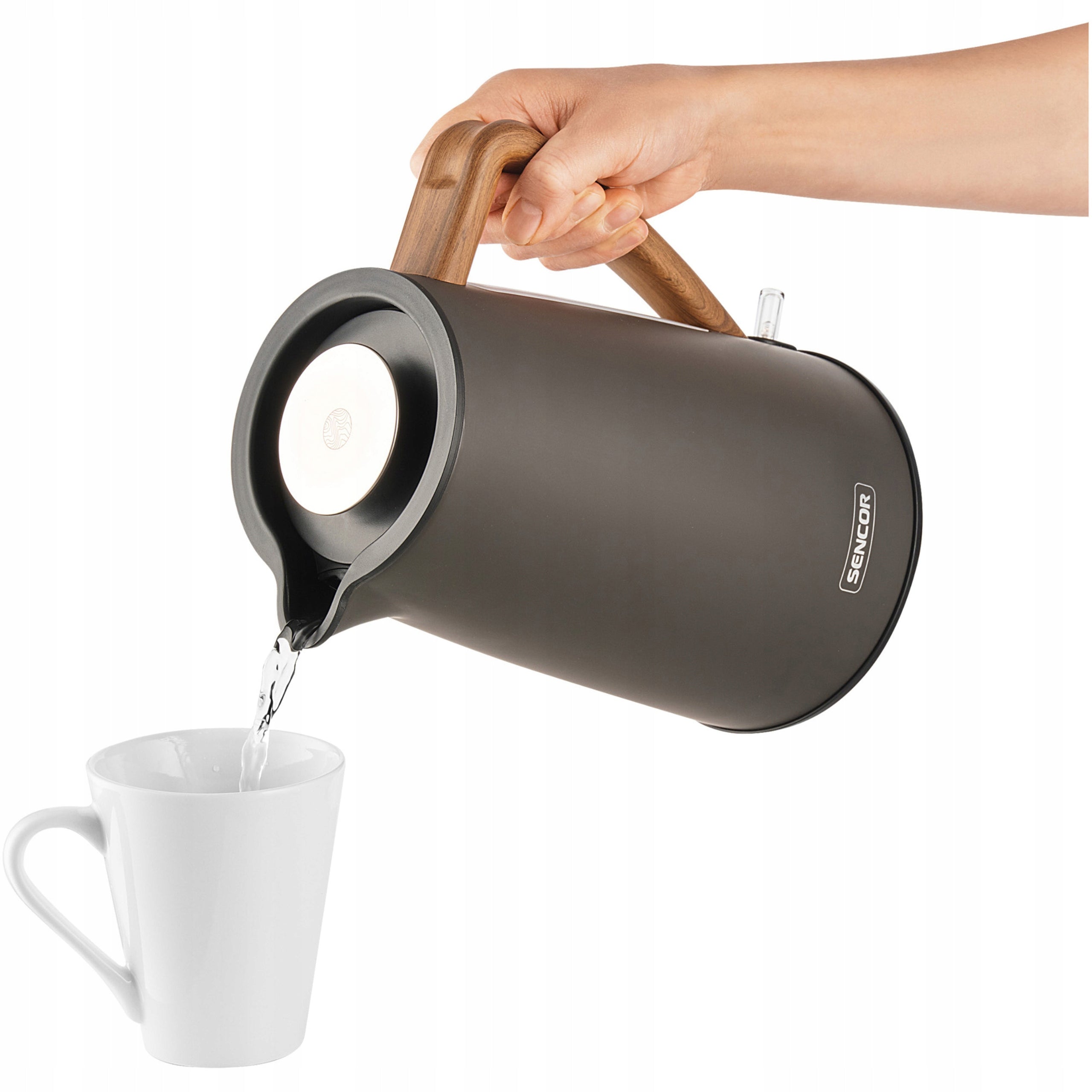 Electric Kettle STAINLESS STEEL STRIX360 1,7 Liter POWER 2250W NEW DESIGN Design closed handle