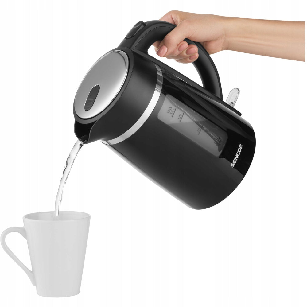 Electric Kettle Sencor SWK 2710BK 1,7Liter 2200W ELEGANT BLACK Power 2200 W