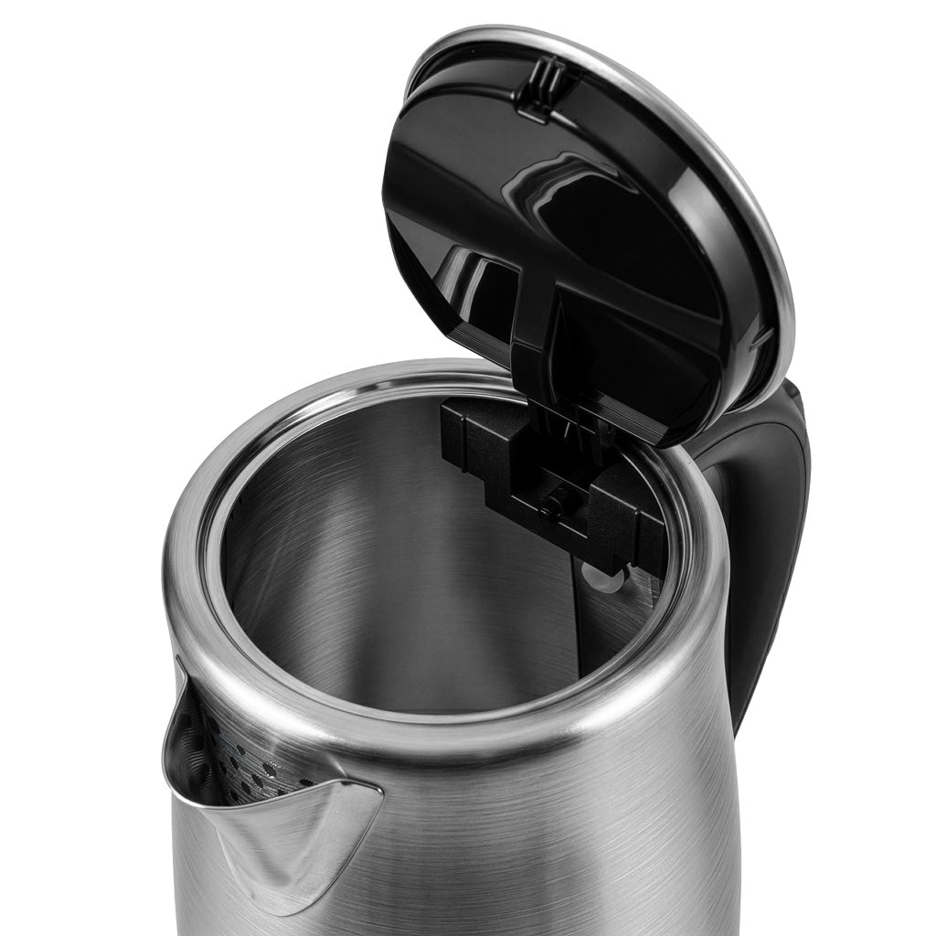 Electric Kettle Stainless Steel BERGMANN 1,7L 2200W Adjustable Silver Capacity 1.7 l