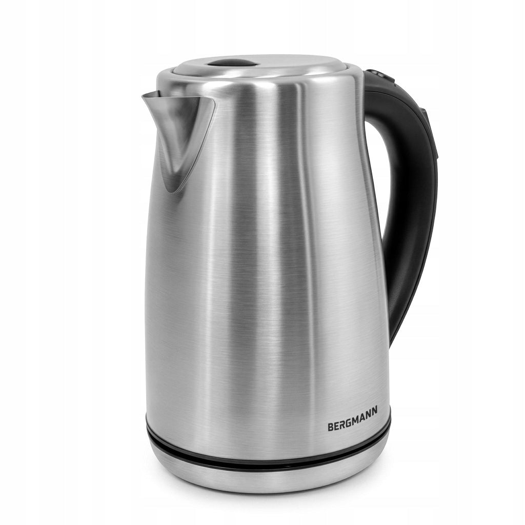Electric Kettle Stainless Steel BERGMANN 1,7L 2200W Adjustable Silver Manufacturer code MTP008060
