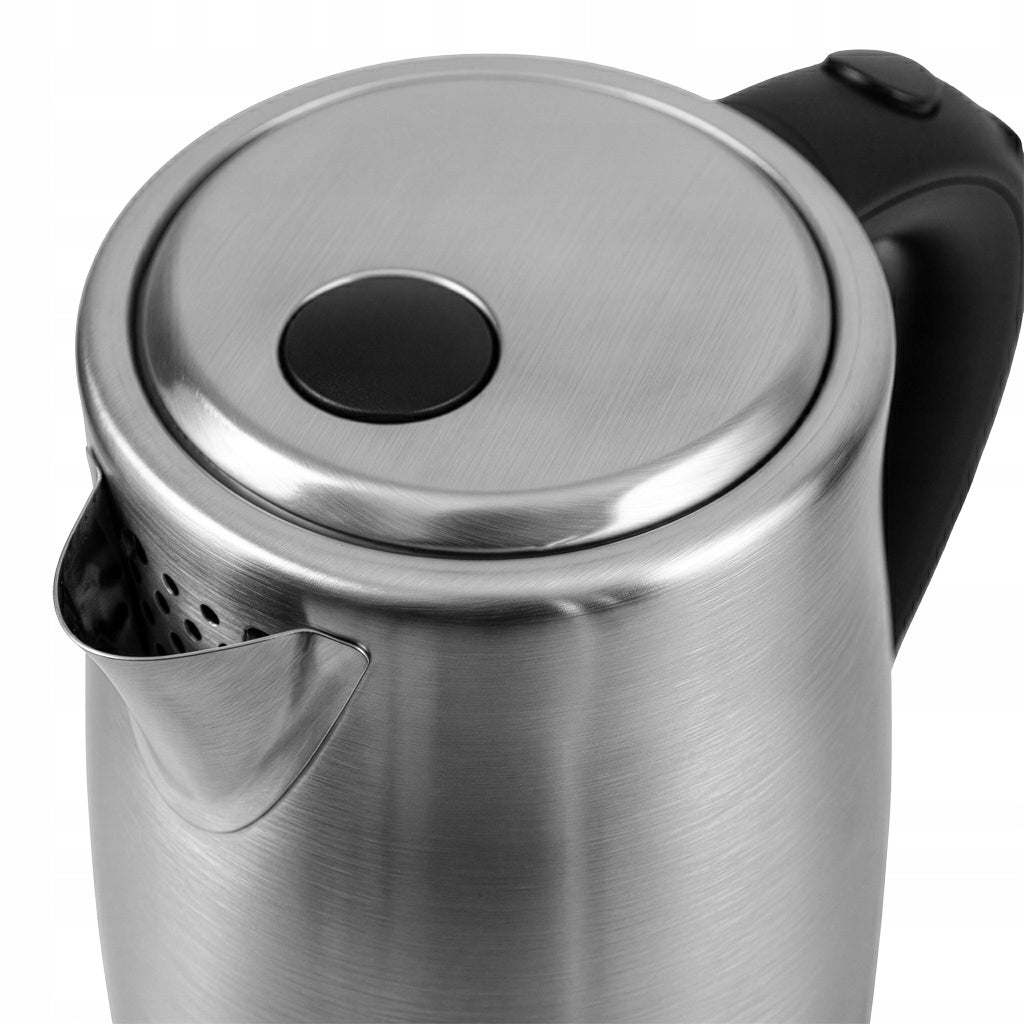 Electric Kettle Stainless Steel BERGMANN 1,7L 2200W Adjustable Silver Model FR011