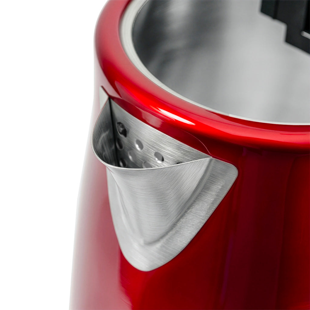 Electric Kettle Stainless Steel BERGMANN 1,7L 2200W Red Capacity 1.7 l