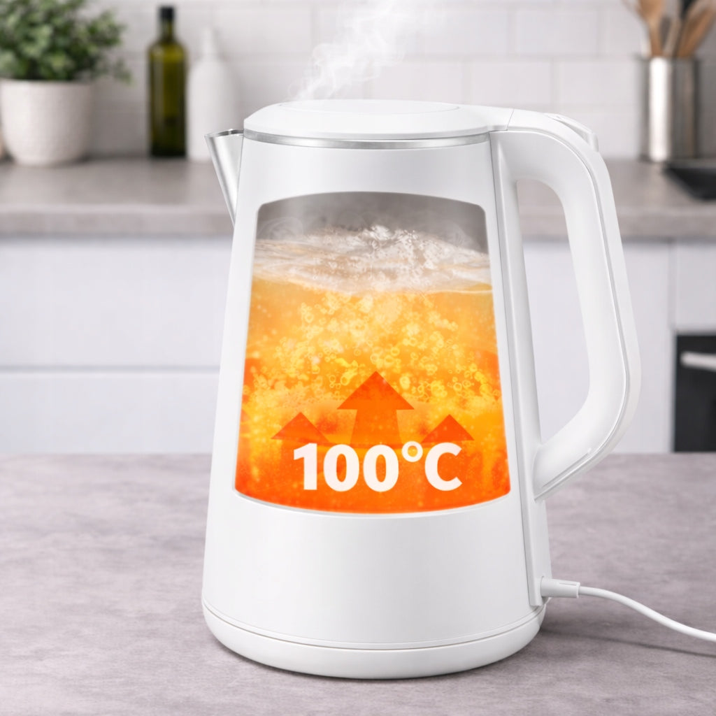 Electric Kettle Wireless 1,6 L Adjustable |Dechlorination |LED|White Brand no brand