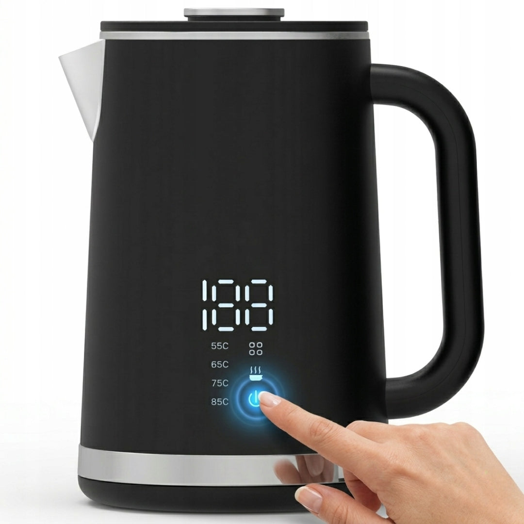 Electric Kettle Wireless 1,6 L | Temperature control |LED|Black Brand no brand