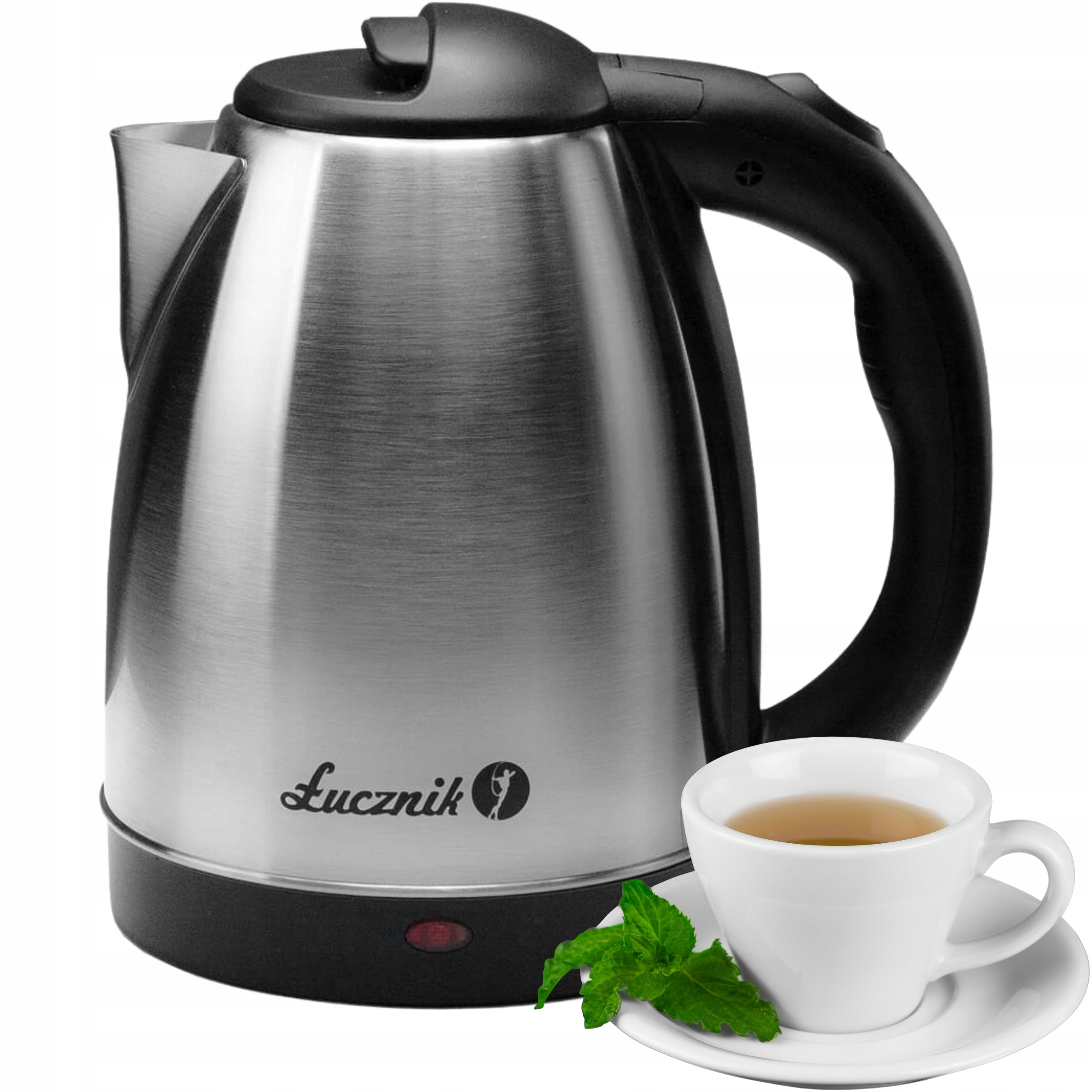 Electric Kettle Łucznik 1800W 1,8L Steel Rotating Base Inox