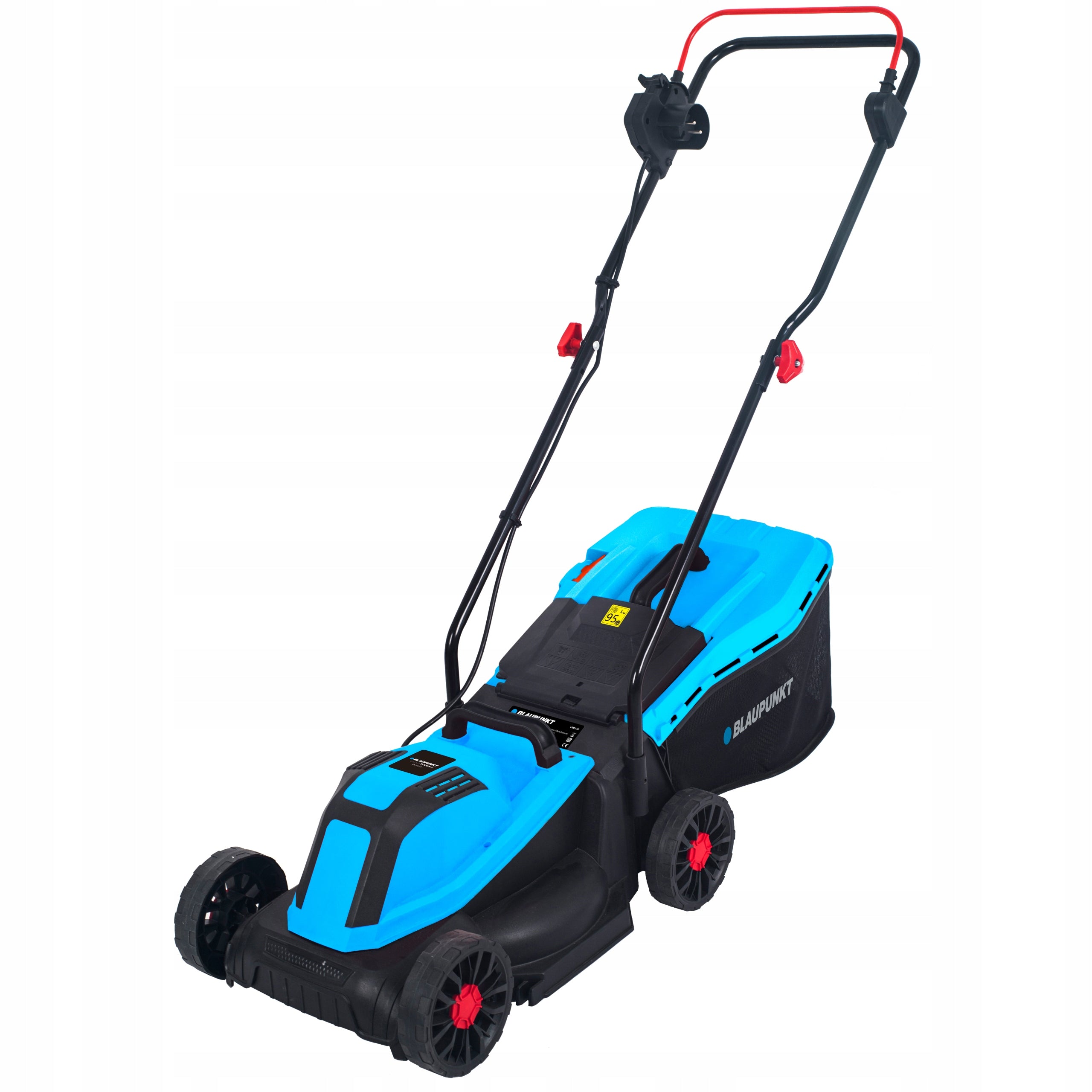 Electric Lawn Mower BLAUPUNKT 1800W 33cm LIGHTWEIGHT 35L Basket Adjustable Manufacturer code PTBLCT037
