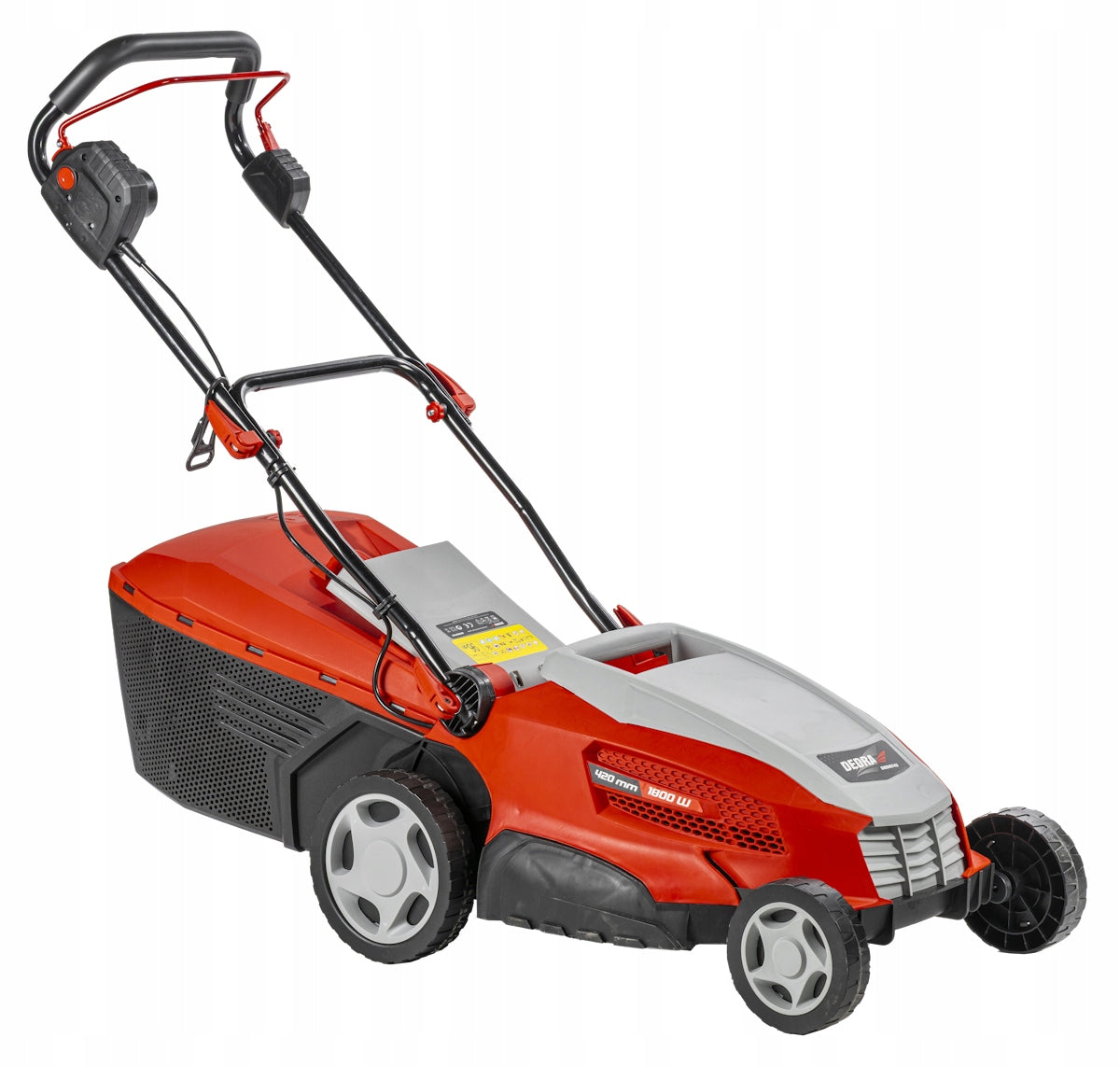 Electric Lawn Mower Engine 1800W 42 cm for Grass Basket 40 Liters Strong DEDRA Packaging status original