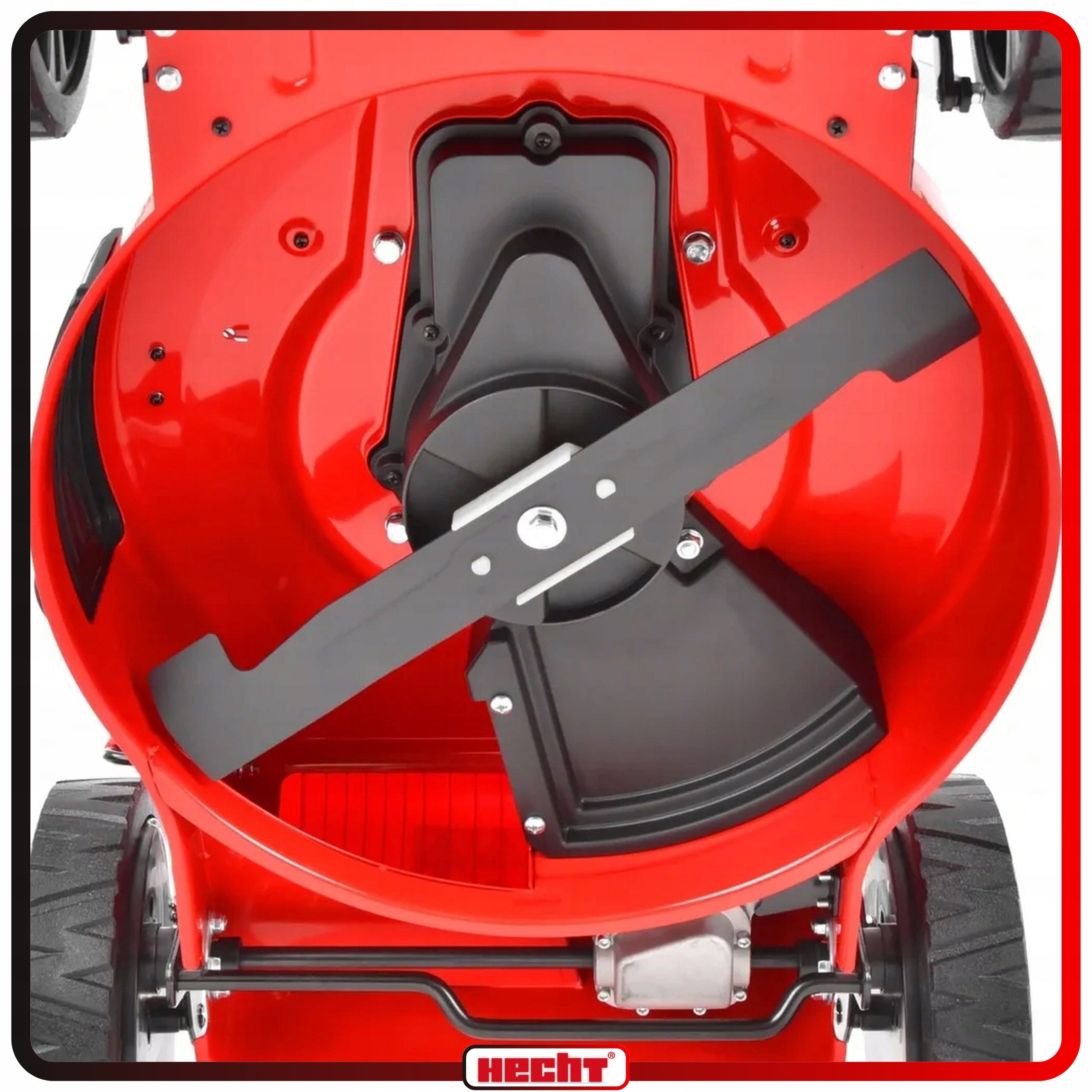 Electric Lawn Mower HECHT 1803S Turbo Engine 1800W 46Cm Drive Basket capacity 60 l