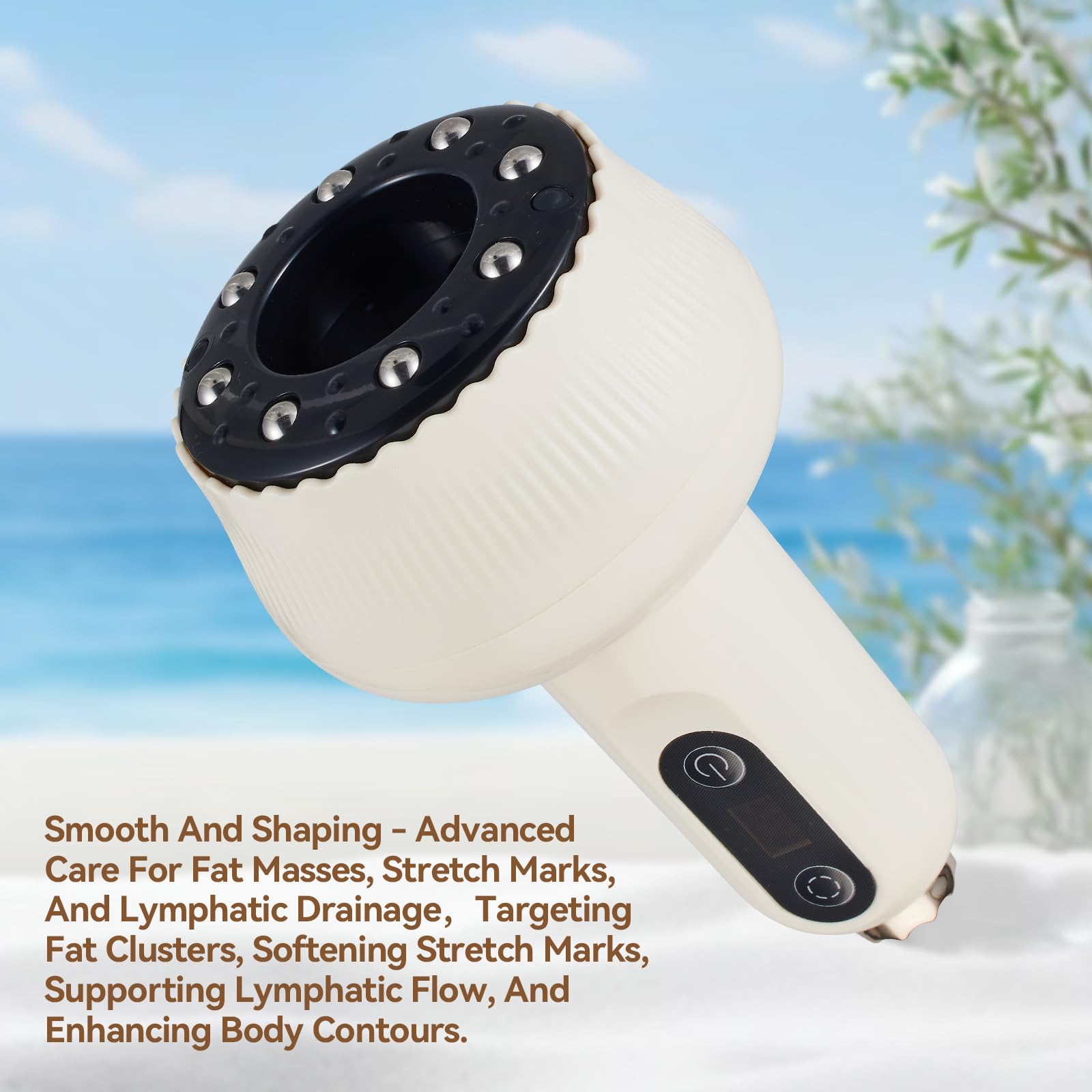 Electric Lymphatic Drainage Massager, Anti Cellulite Massage Tool Packaging status original