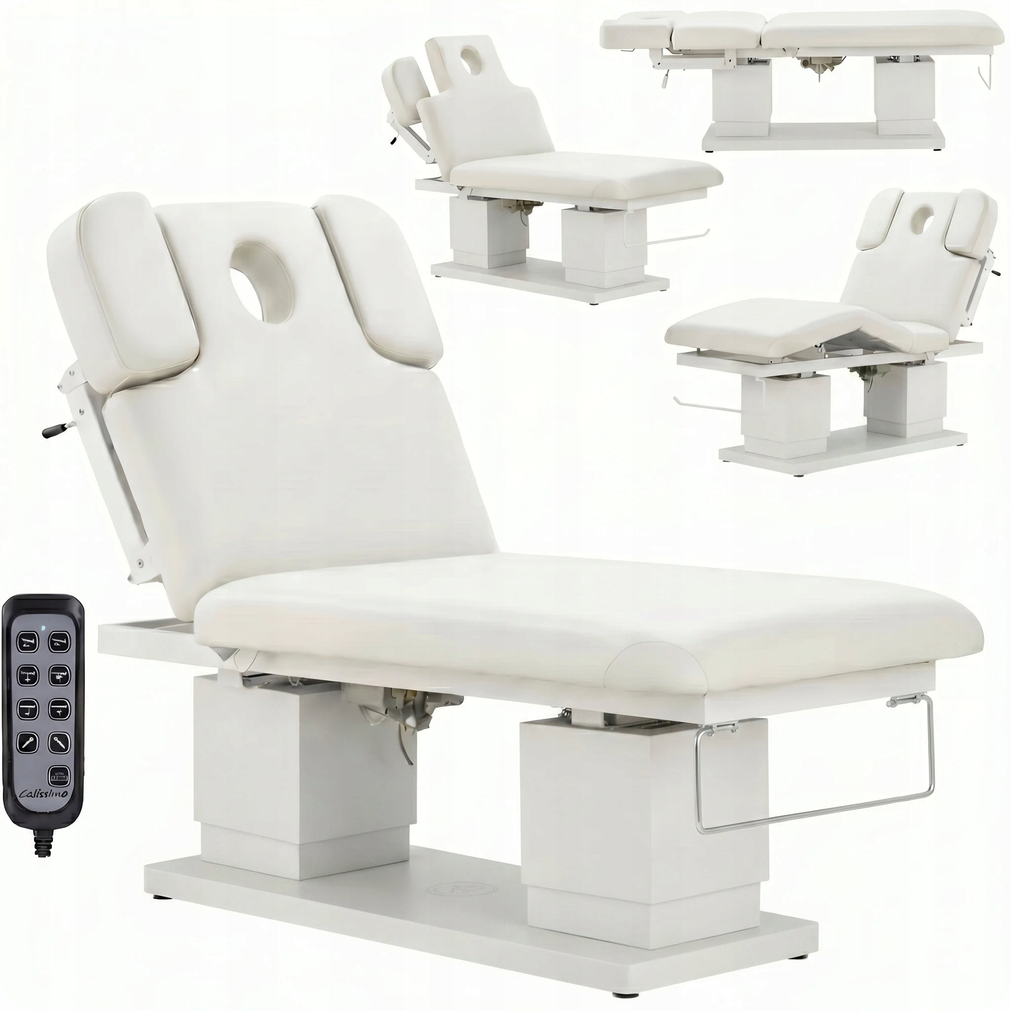 Electric Massage Bed Heated Cosmetic For Rehabilitation White