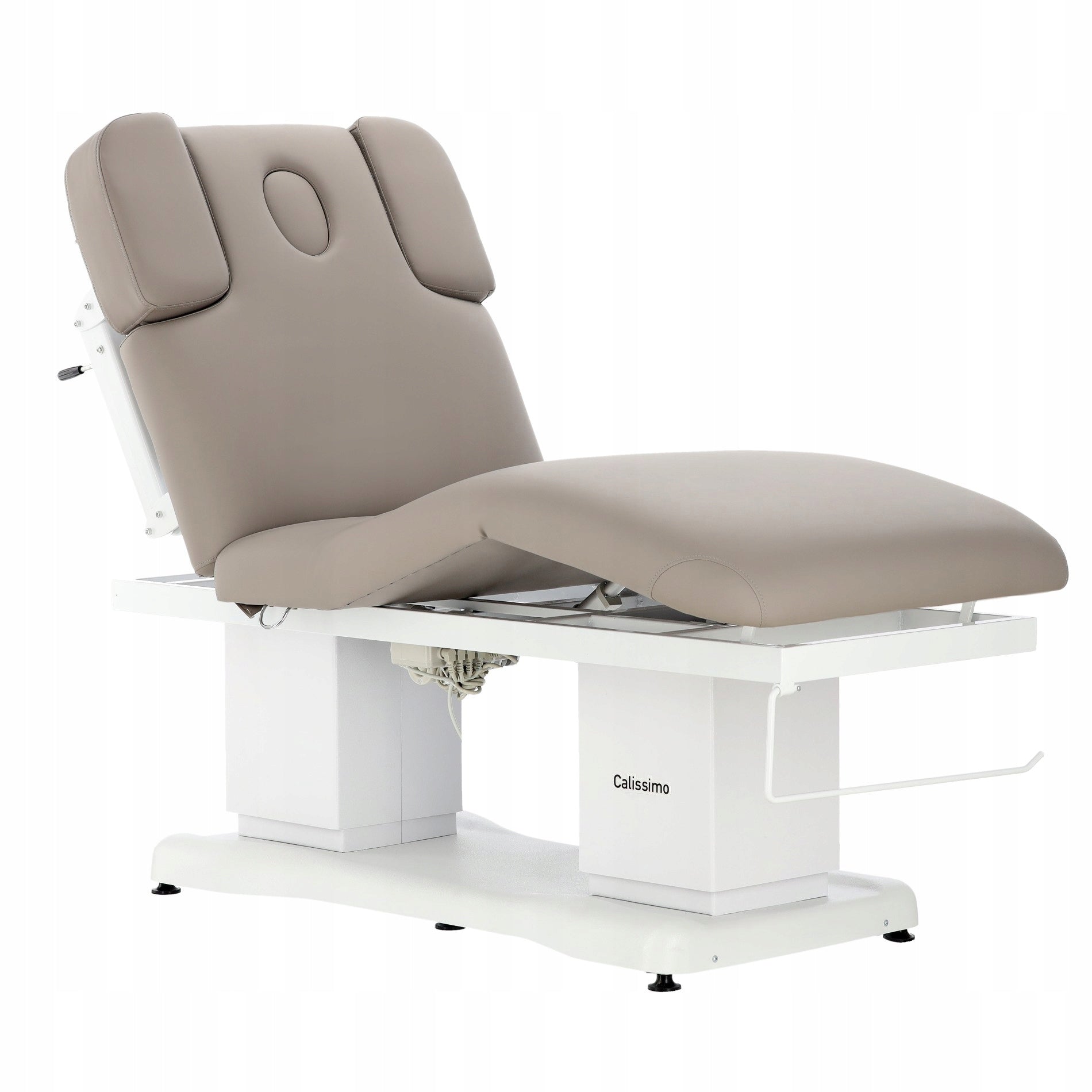 Electric Massage Bed Heated Cosmetic Table For Rehabilitation Color gray