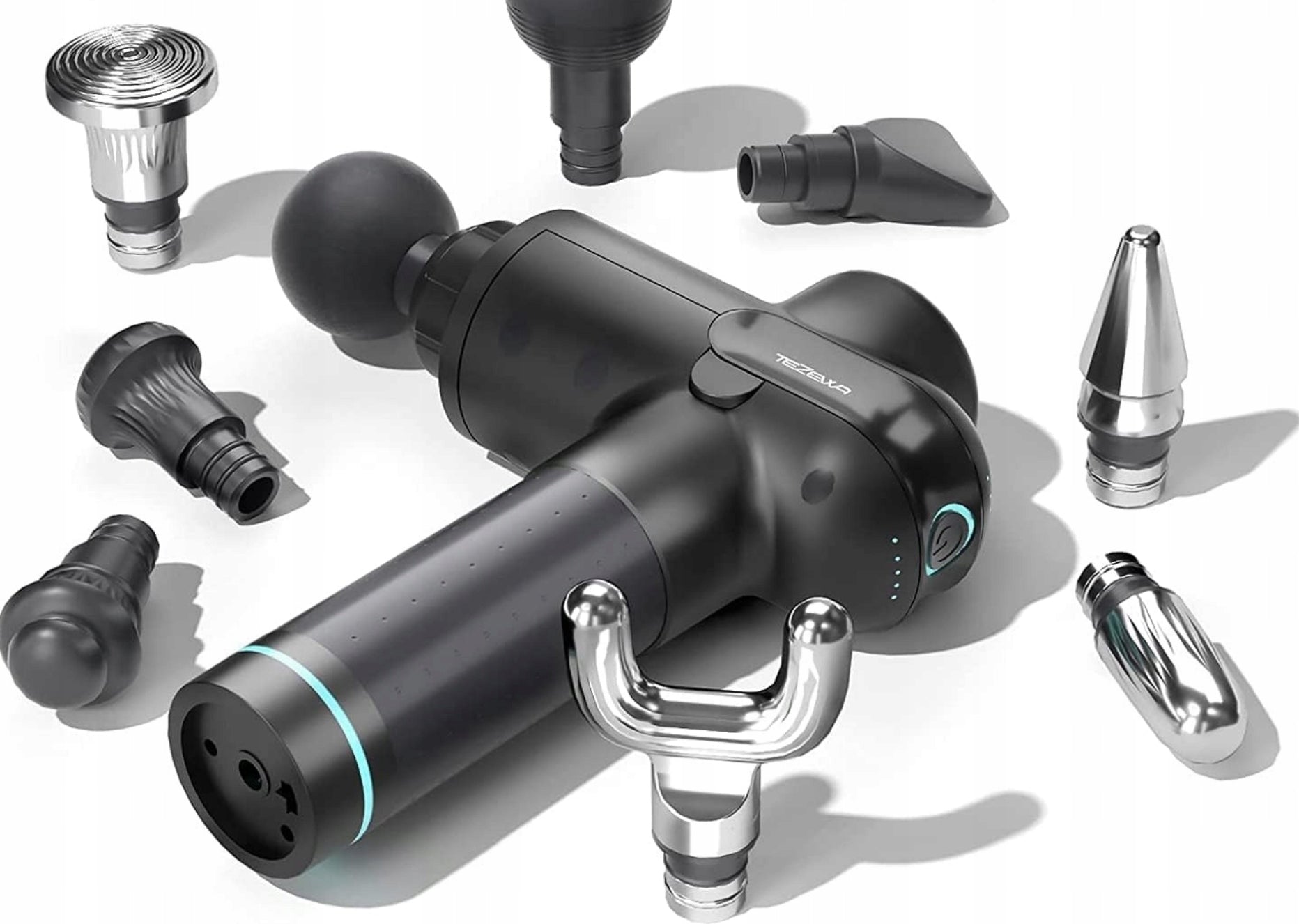 Electric Massage Gun 8 Heads Pain Relief Gym Regeneration