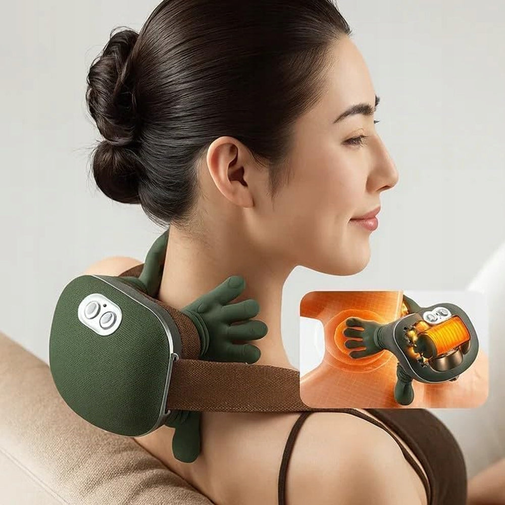 Electric Massager 4d Wireless 3 Intensity For Back Neck Medical device no