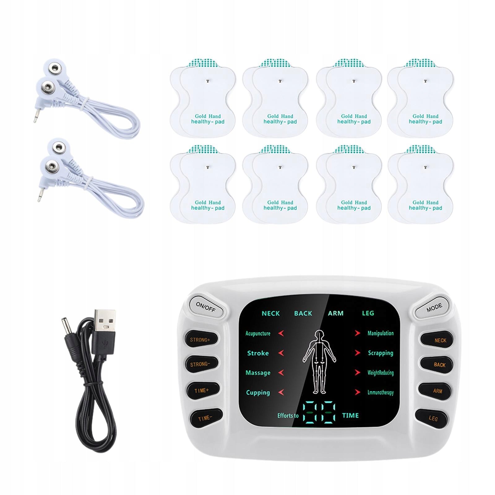 Electric Massager 8 Massage Modes Home Use Gift for Dad's Mom Manufacturer code ELZ-TENS-M