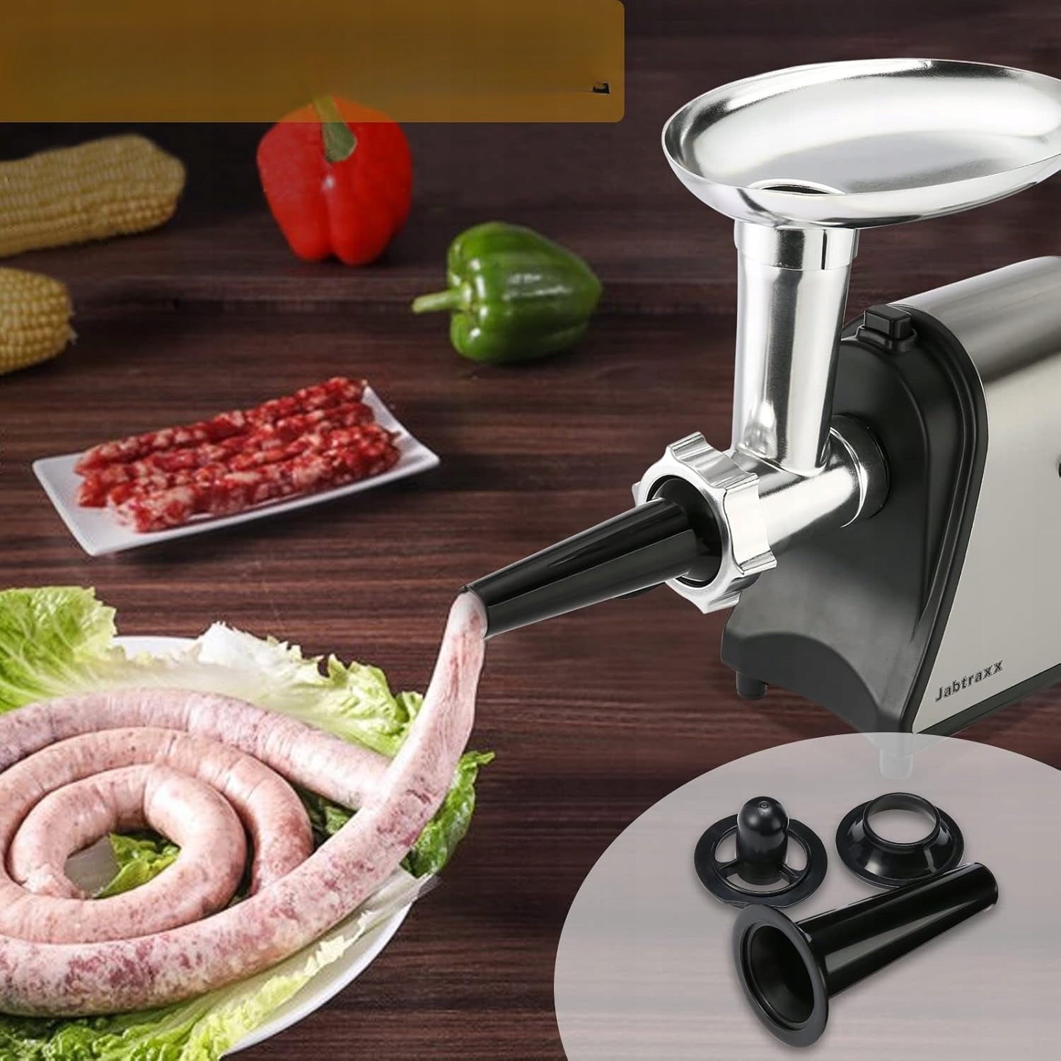 Electric Meat Grinder 3 Sieves Sausage and Vegetable Grinder Manufacturer code Maszynka Do Mięsa Elektryczny Młynek