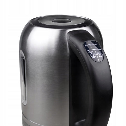 Electric Metal Kettle 1,7 L Various Functions Adjustable Temp LED Camry Brand Camry