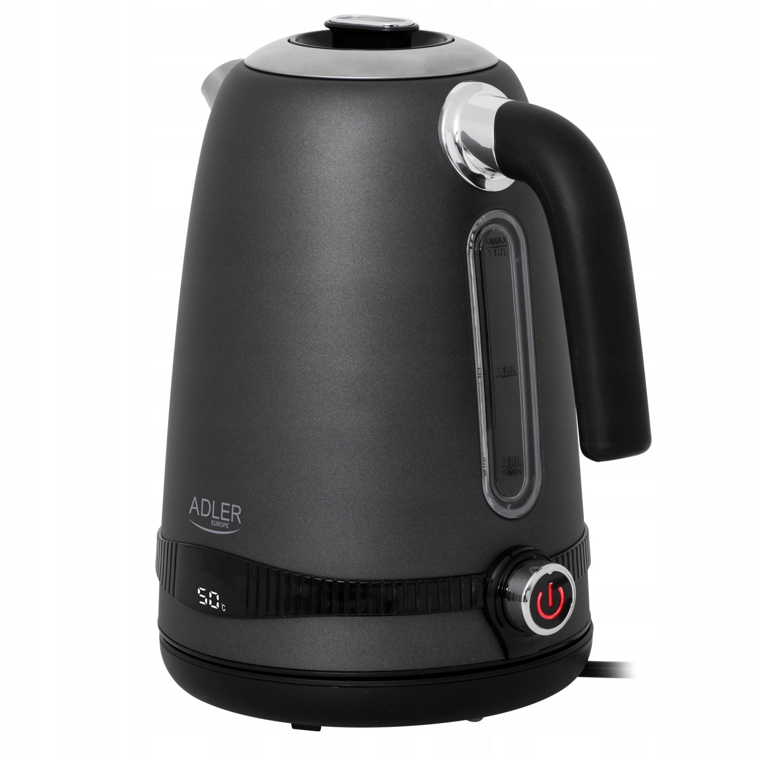 Electric Metal Kettle with Temperature Control LCD Grey 1.7L STRIX Manufacturer code AD 1295g