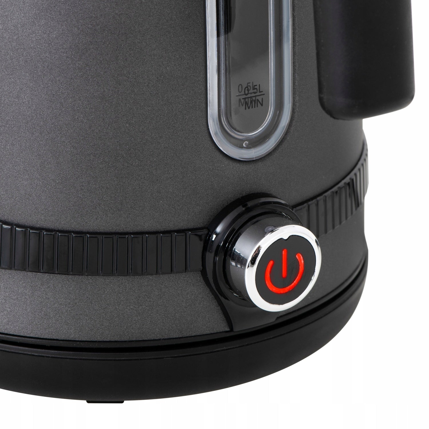 Electric Metal Kettle with Temperature Control LCD Grey 1.7L STRIX Model AD 1295g