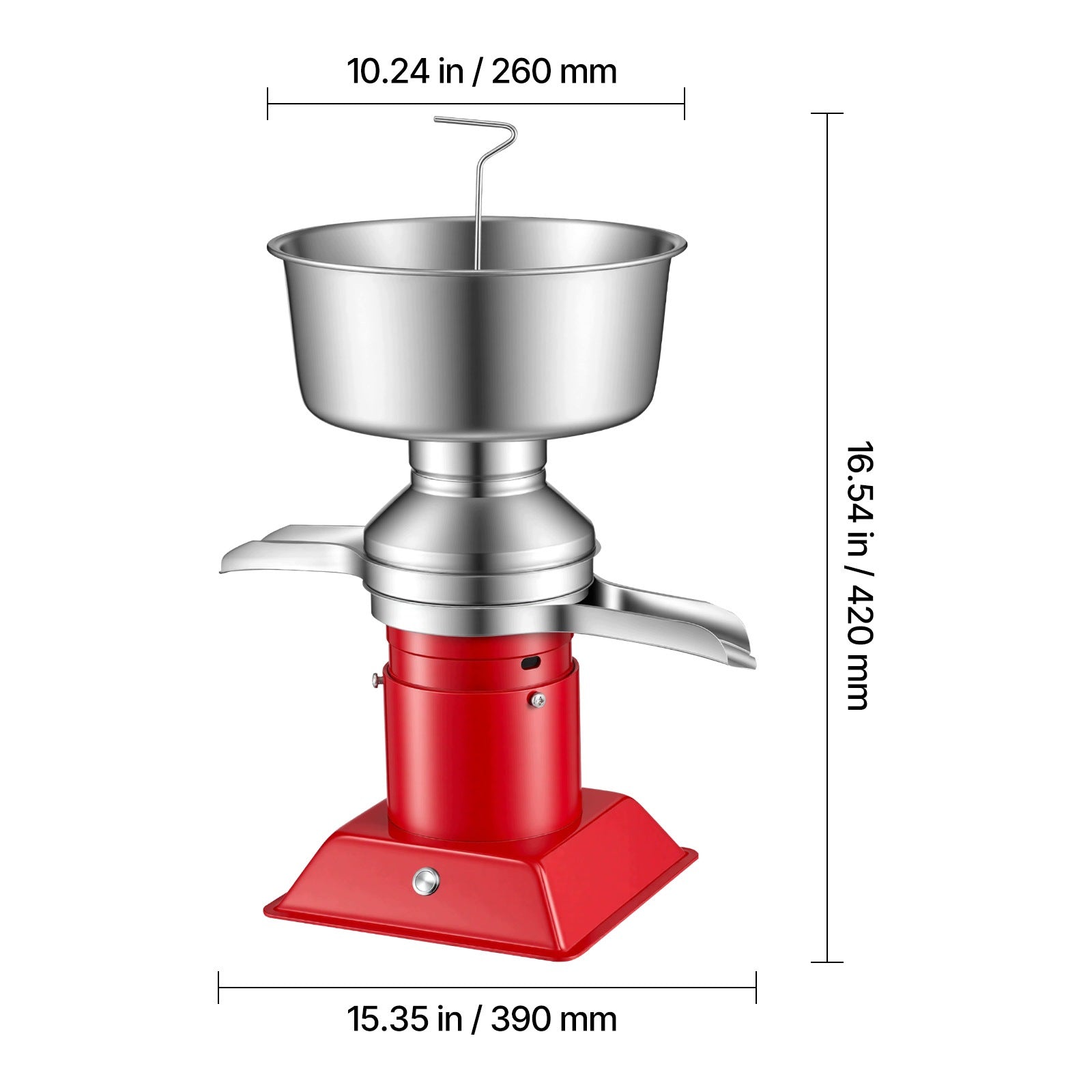 Electric Milk Centrifuge 40W 60L/H Convenient Operation Square Base Manufacturer code NYFLQZLGSK5LB