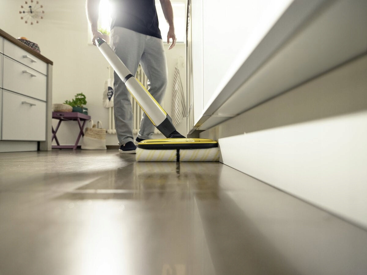 Electric Mop KARCHER FC 7 Wireless Cordless Silver-Yellow Model FC 7 Cordless