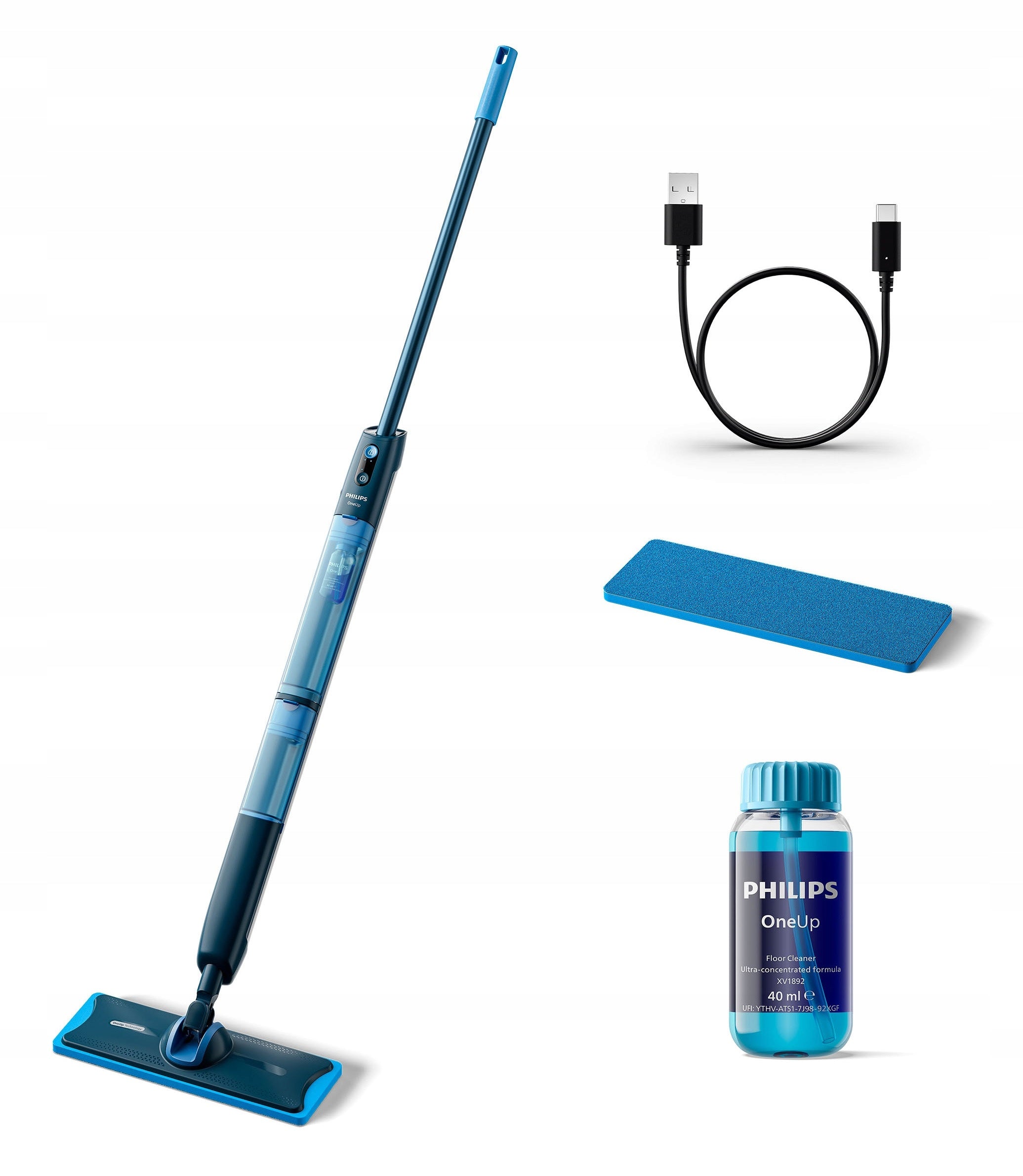 Electric Mop PHILIPS OneUp XV5113/01 (Wireless)