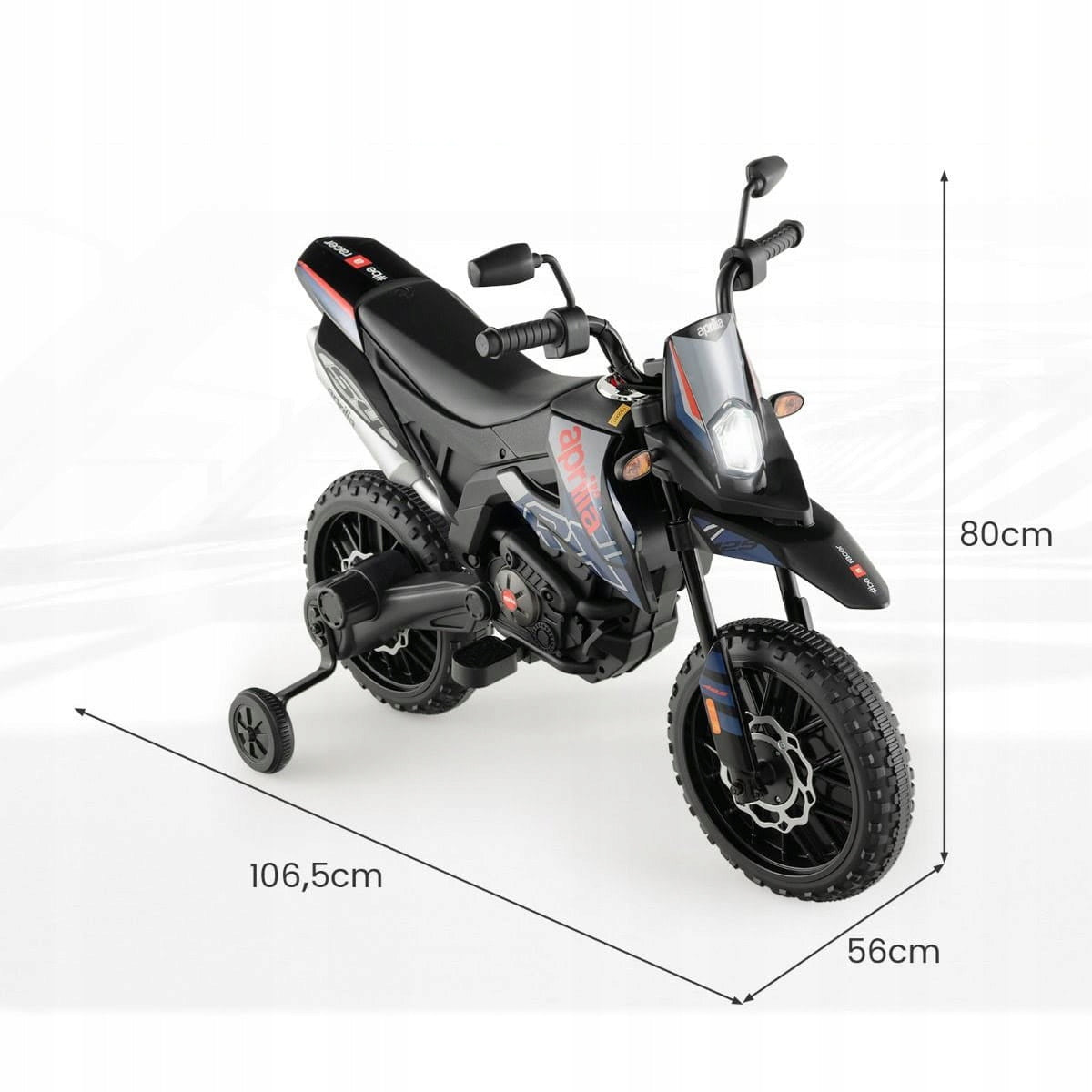 Electric Motorcycle Aprilia 12V Battery Vehicle for Kids Brand Costway