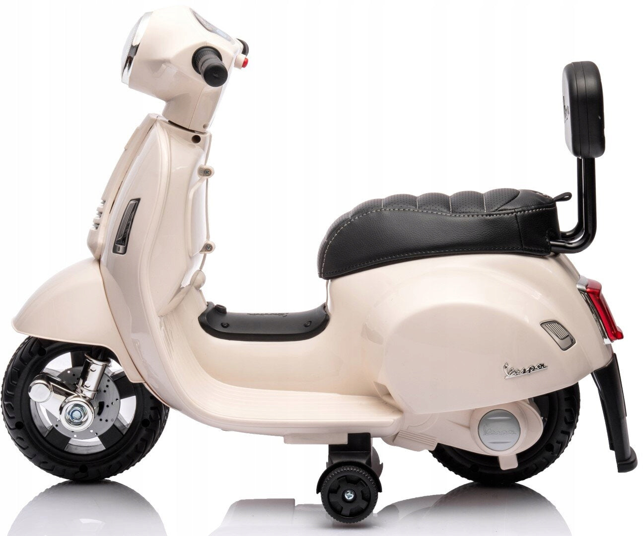 Electric Motorcycle SUN BABY Scooter Vespa with Backrest White Batteries included yes