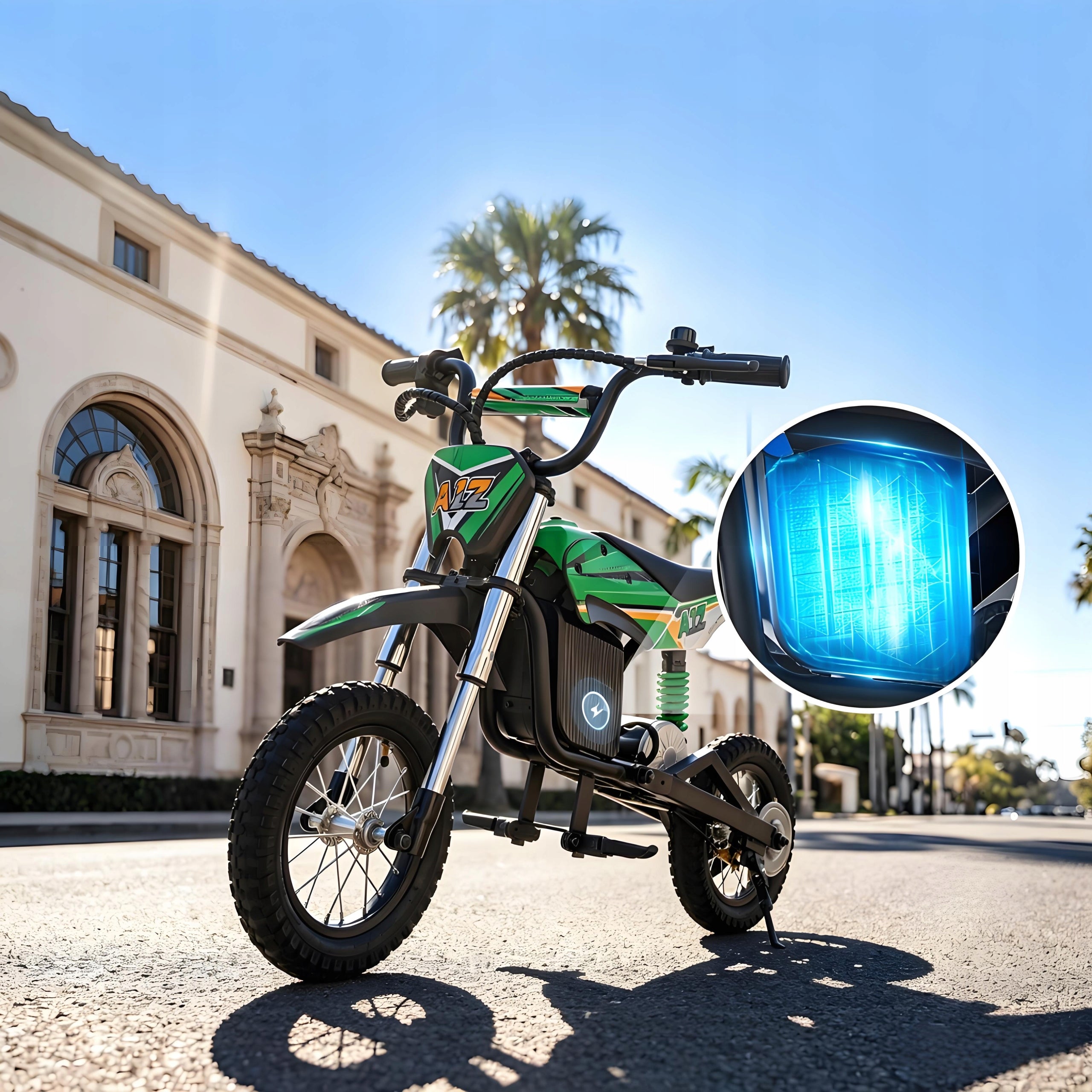 Electric Motorcycle for Children 350W 36V 4.5Ah ISCOOTER A12 25km/h 12"20km Packaging status original