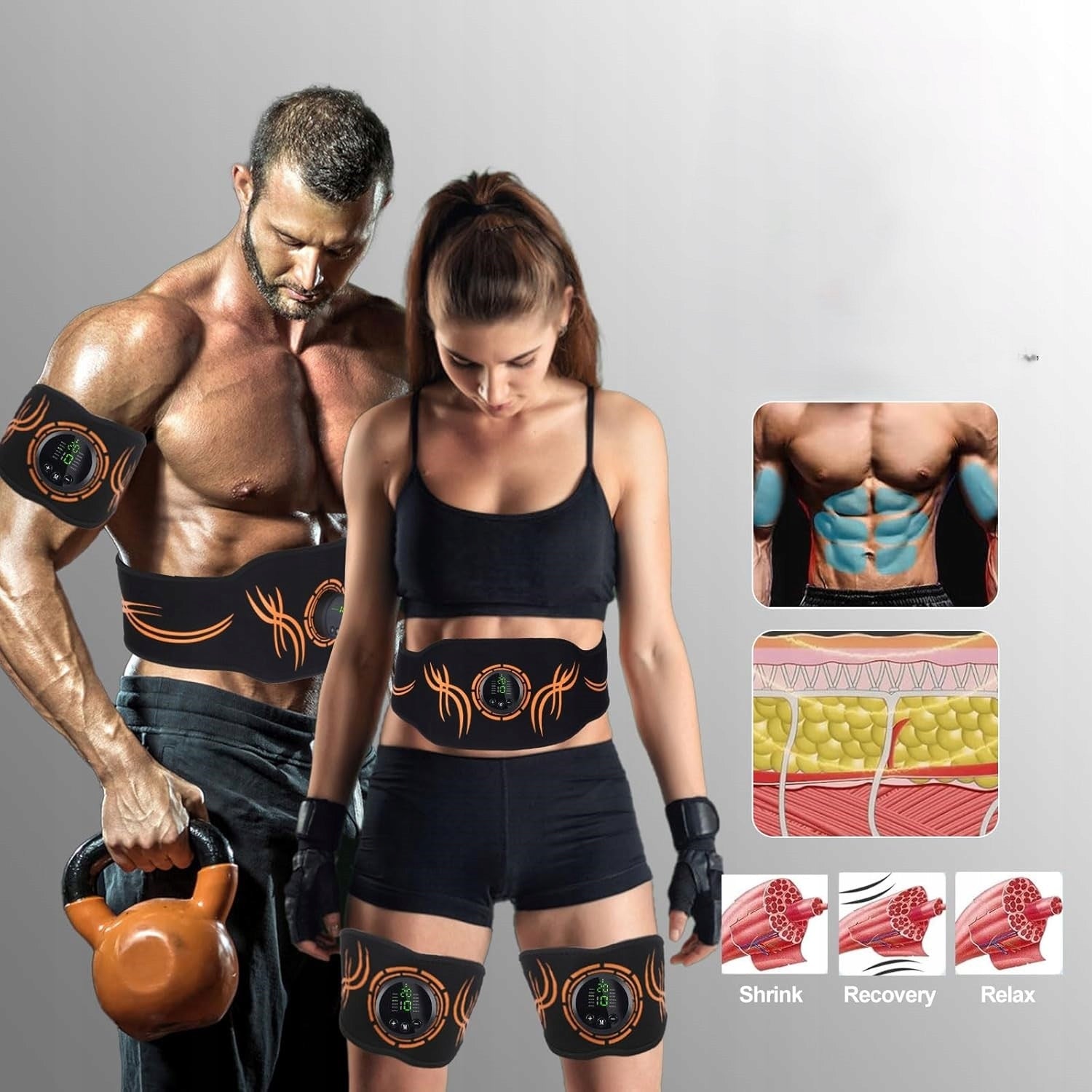 Electric Muscle Stimulation, Portable USB Trainer Training Device Brand no brand