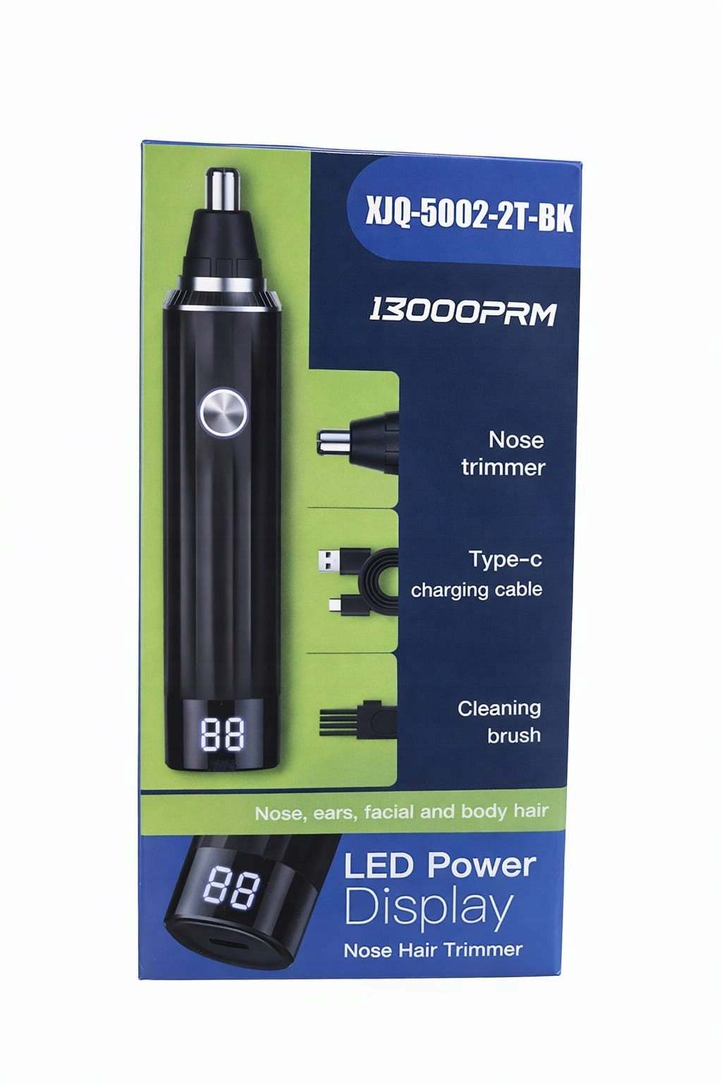 Electric Nose Trimmer – Professional, Multifunctional, Cordless Packaging status original