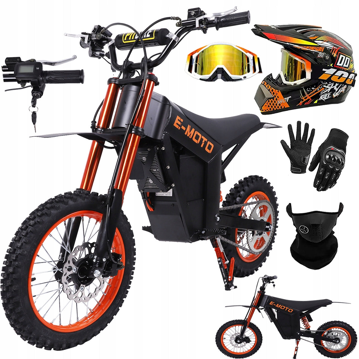 Electric Off-Road Motorcycle E-MOTO Y01 3000W 48V 30AH 55KM/H