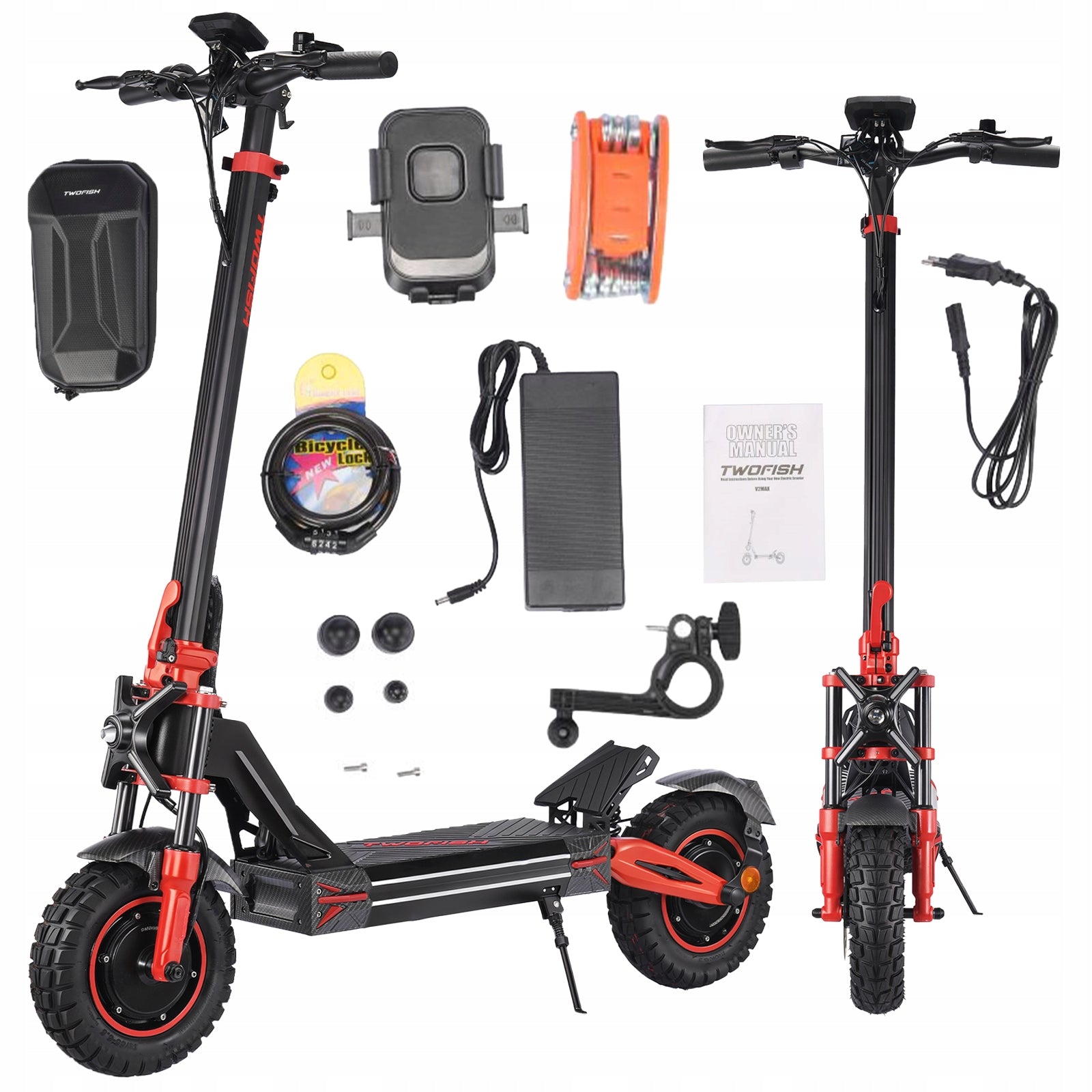Electric Off-Road Scooter For Adults 90KM 60V/23Ah 1640*2W 11" NFC
