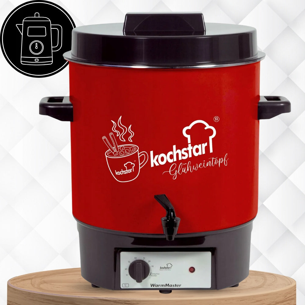Electric Pasteurization Pot Warnik KOCHSTAR 1800W 27l 30-100st C Packaging status original