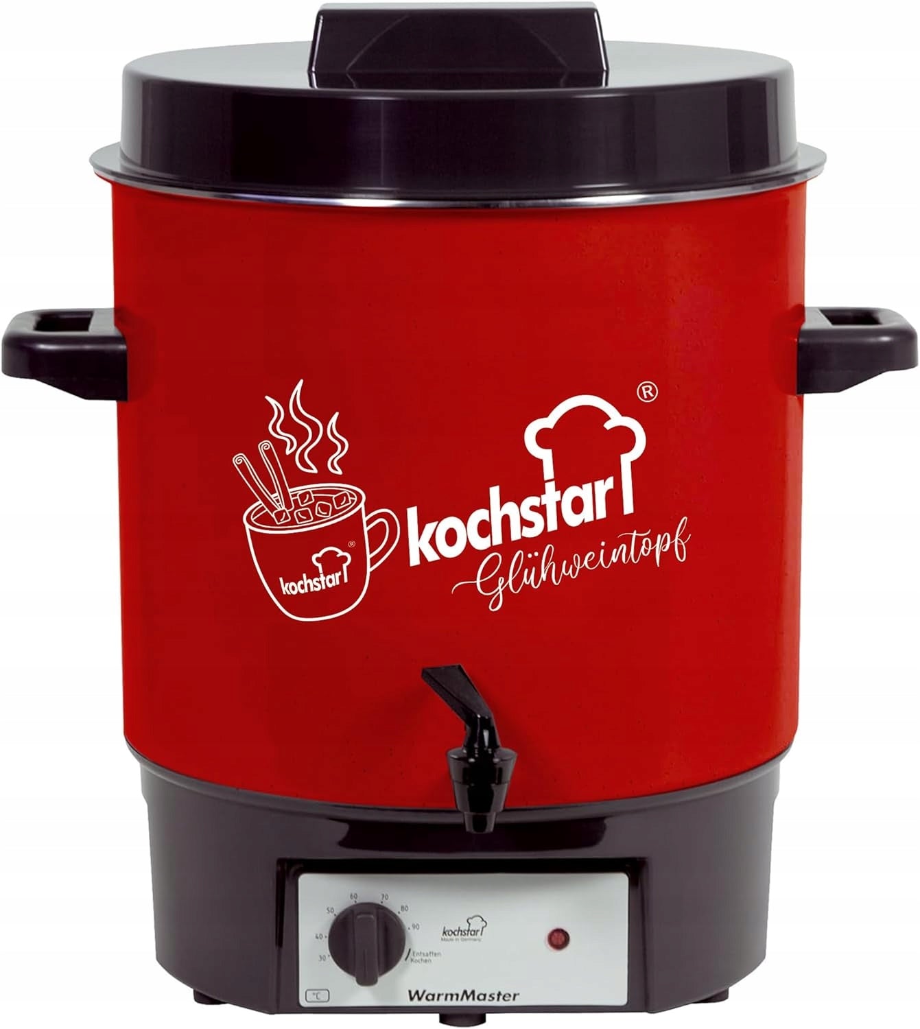 Electric Pasteurization Pot Warnik KOCHSTAR 1800W 27l 30-100st C