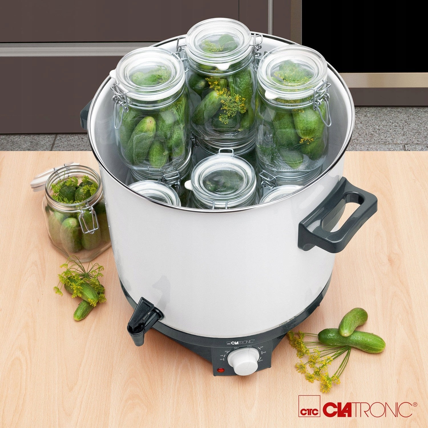 Electric Pasteurizer and Canning Pot 25 L Clatronic EKA Brand Clatronic