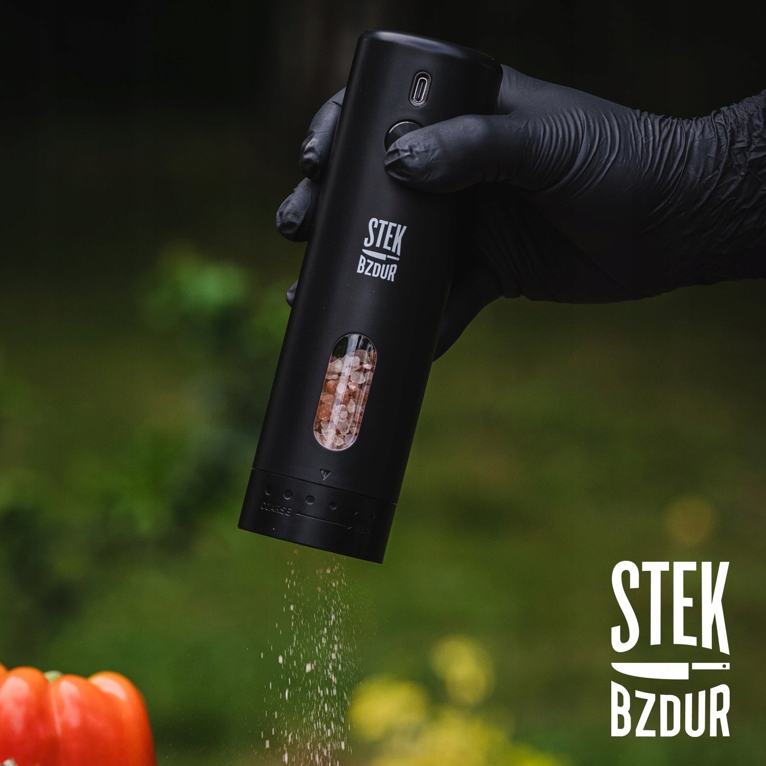 Electric Pepper and Salt Grinder USB-C Ceramic BATTERY For spice grinding