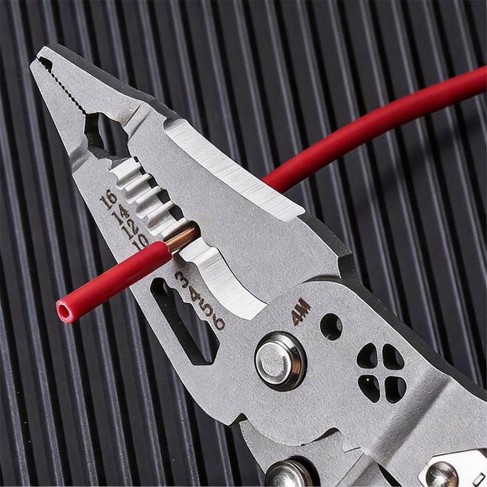 Electric Pliers Multifunctional Durable With Voltage Tester Folding Brand Bedee