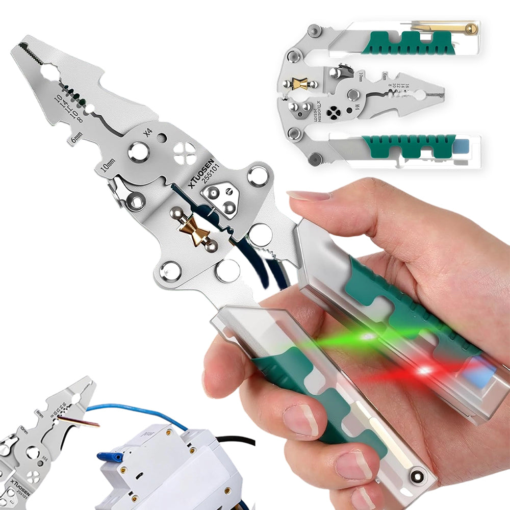 Electric Pliers Multifunctional Durable With Voltage Tester Folding