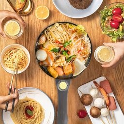Electric Pot Audecook 1,5L with Steamer 20cm Non-stick Packaging status original