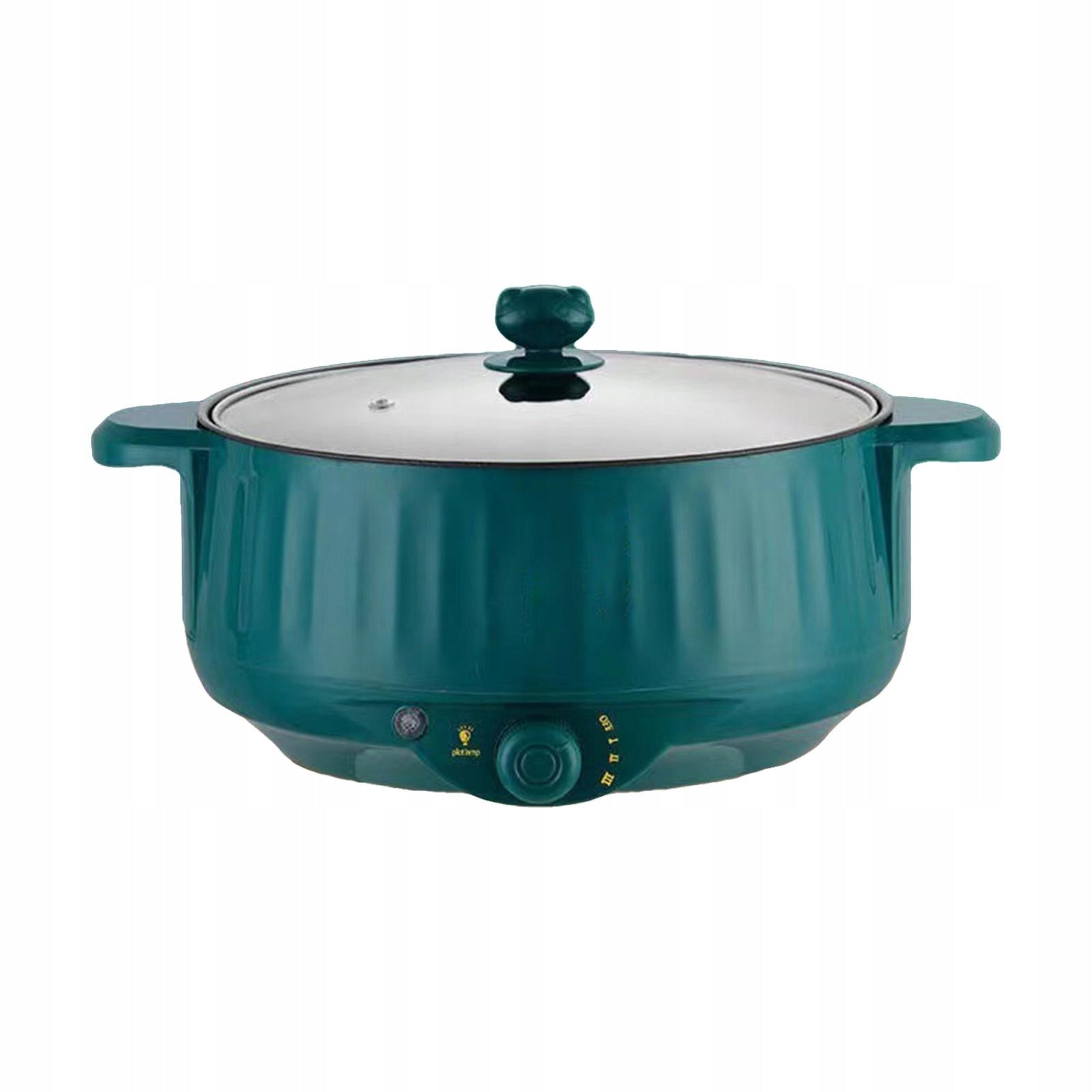 Electric Pots Nonstick Multifunctional 3 Gear Household 1.7L Kitchen Green
