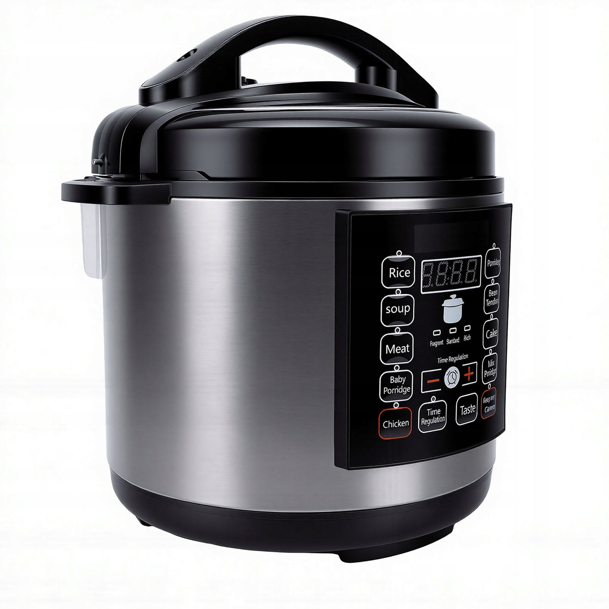 Electric Pressure Cooker 6L Multifunctional Slow Cooker for Fast HE