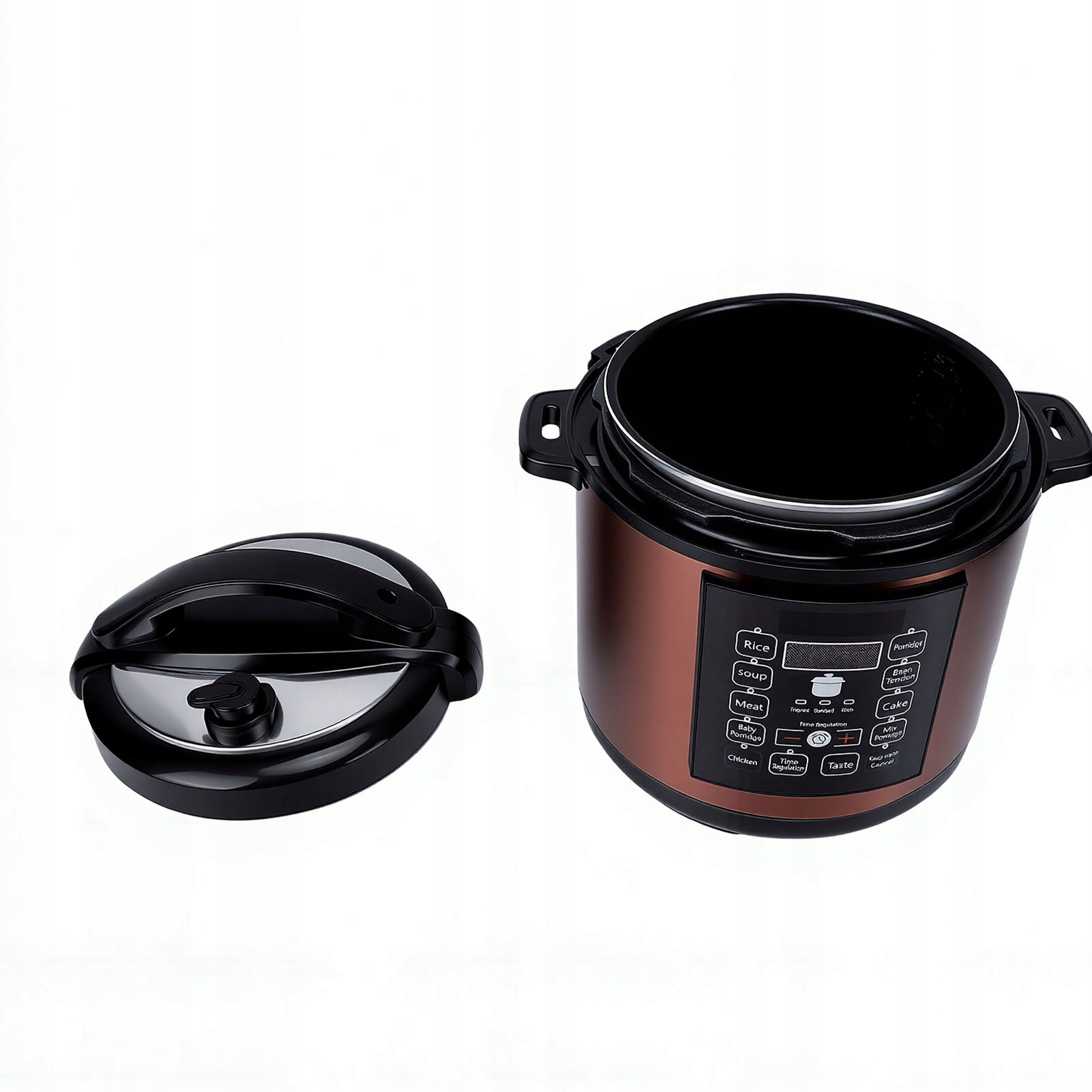 Electric Pressure Cooker 6L Slow Cooker Steamed Rice Saute Device for SI